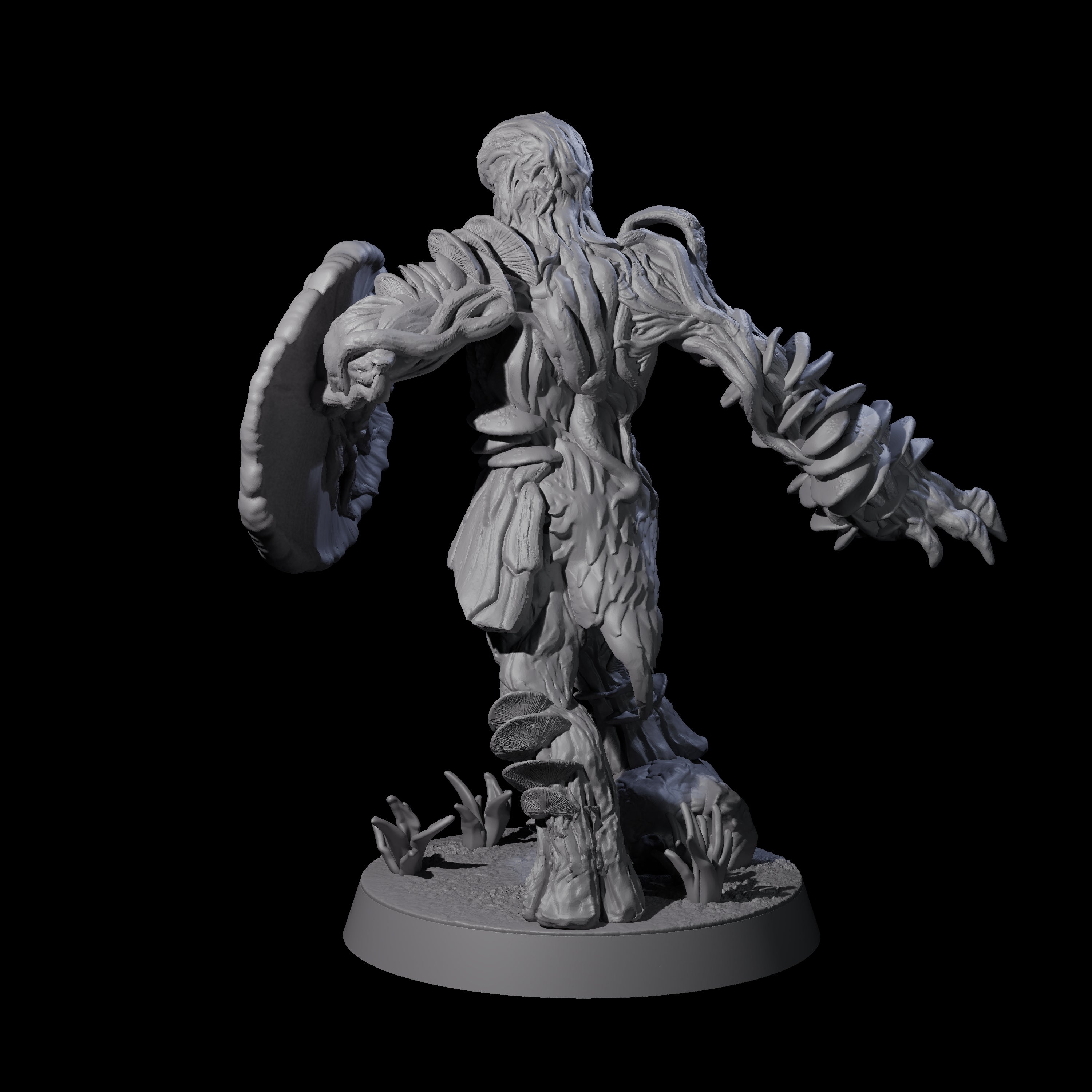 Spongy Myconid Warrior A Miniature for Dungeons and Dragons, Pathfinder or other TTRPGs