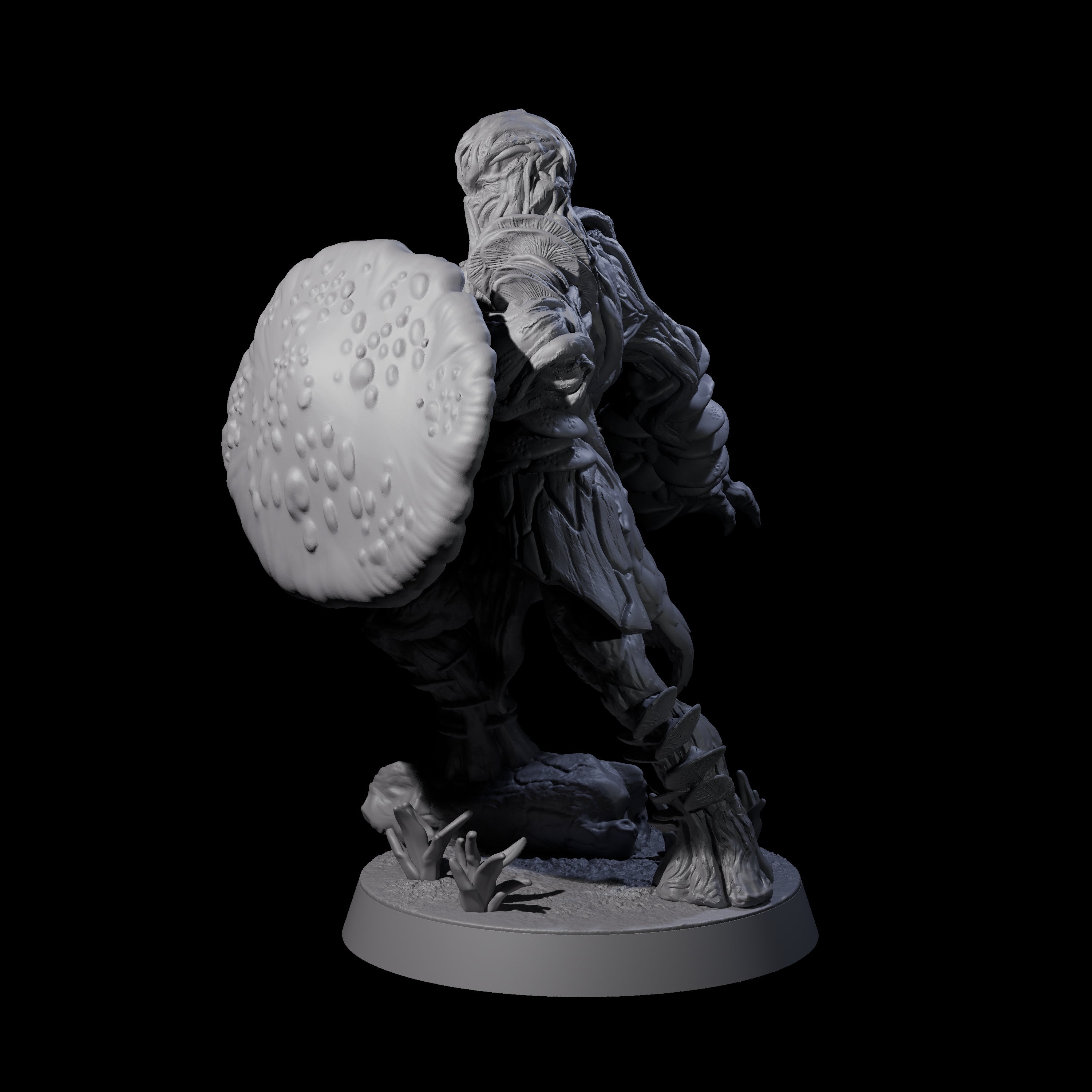 Spongy Myconid Warrior A Miniature for Dungeons and Dragons, Pathfinder or other TTRPGs