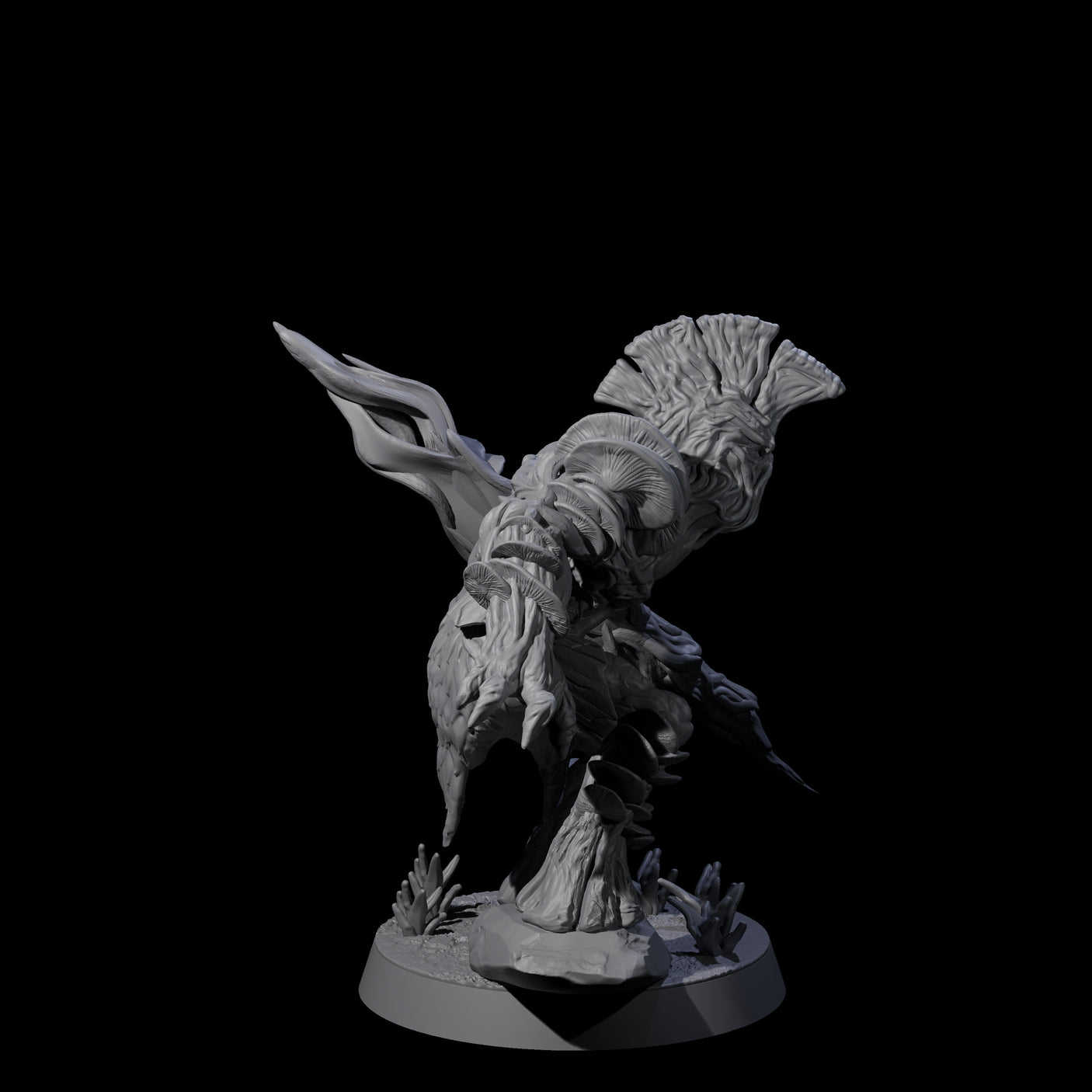 Spongy Myconid Warrior C Miniature for Dungeons and Dragons, Pathfinder or other TTRPGs