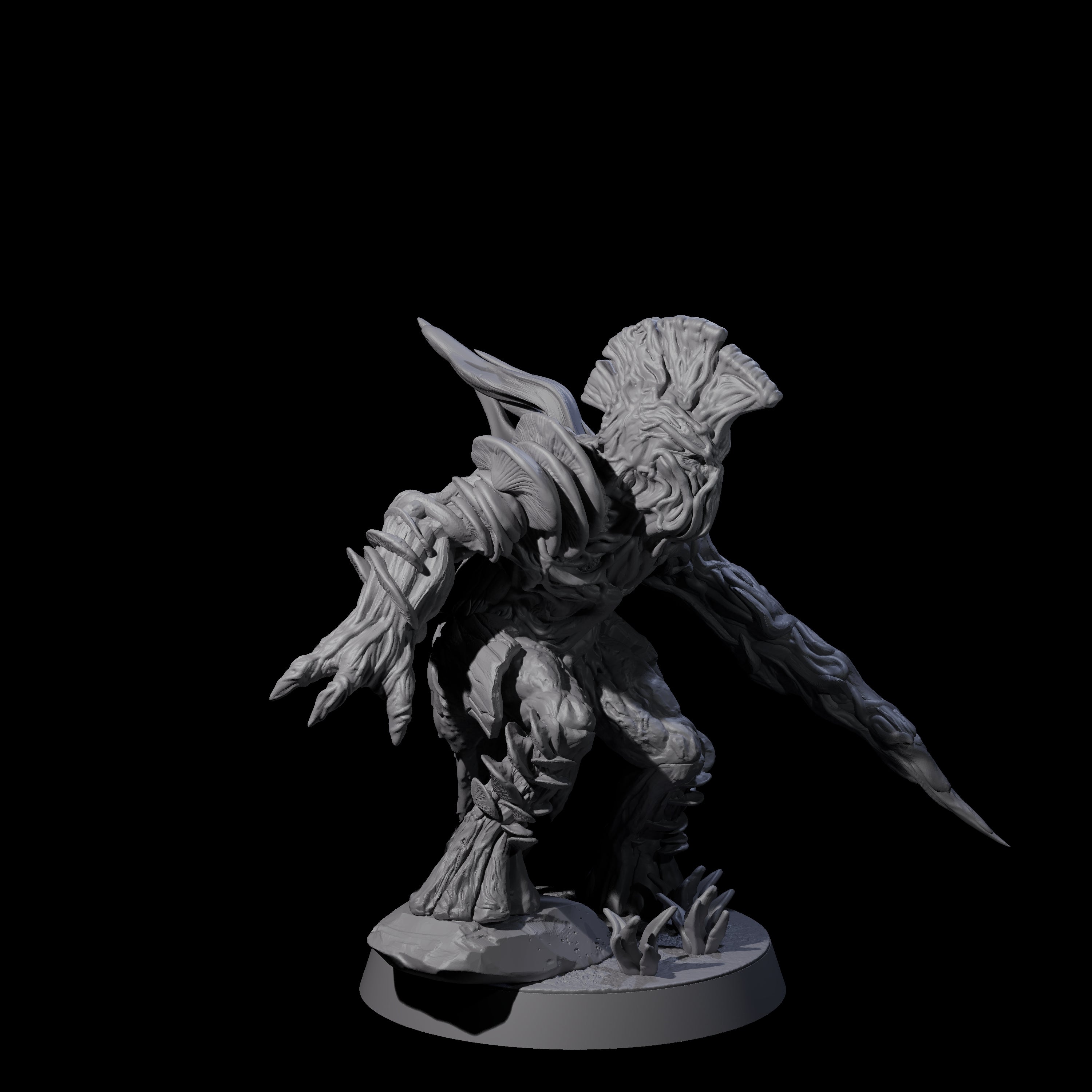 Spongy Myconid Warrior C Miniature for Dungeons and Dragons, Pathfinder or other TTRPGs