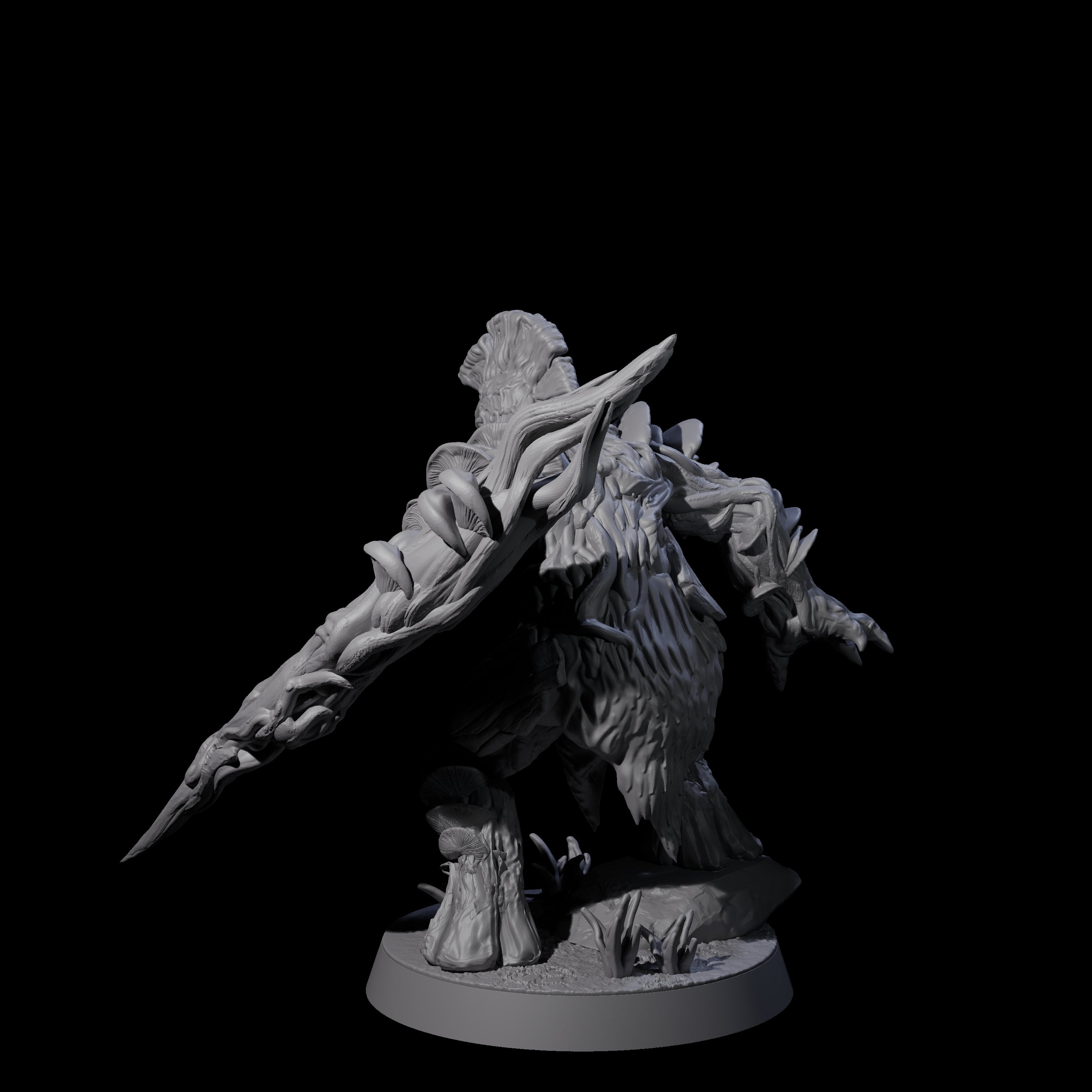 Spongy Myconid Warrior C Miniature for Dungeons and Dragons, Pathfinder or other TTRPGs