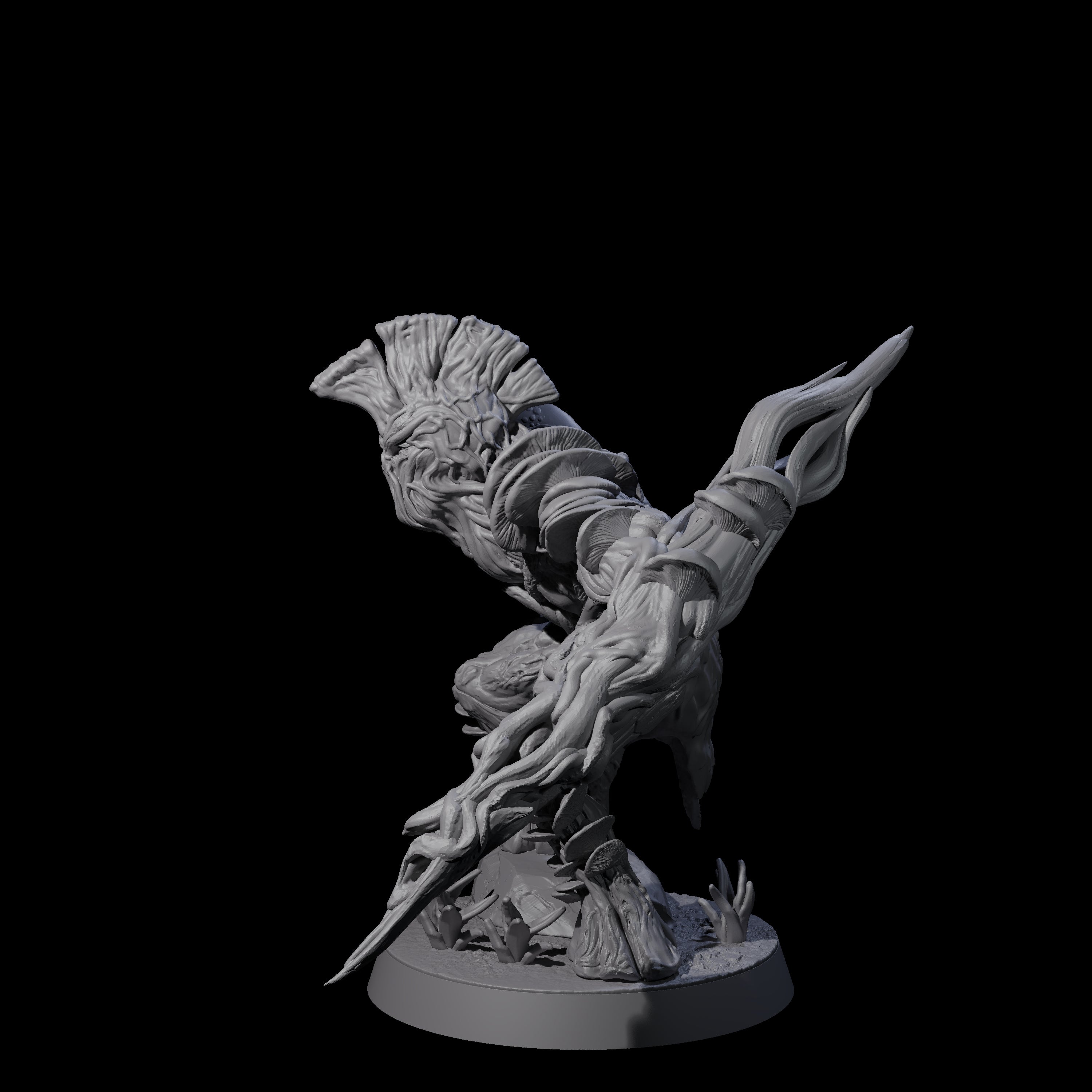 Spongy Myconid Warrior C Miniature for Dungeons and Dragons, Pathfinder or other TTRPGs