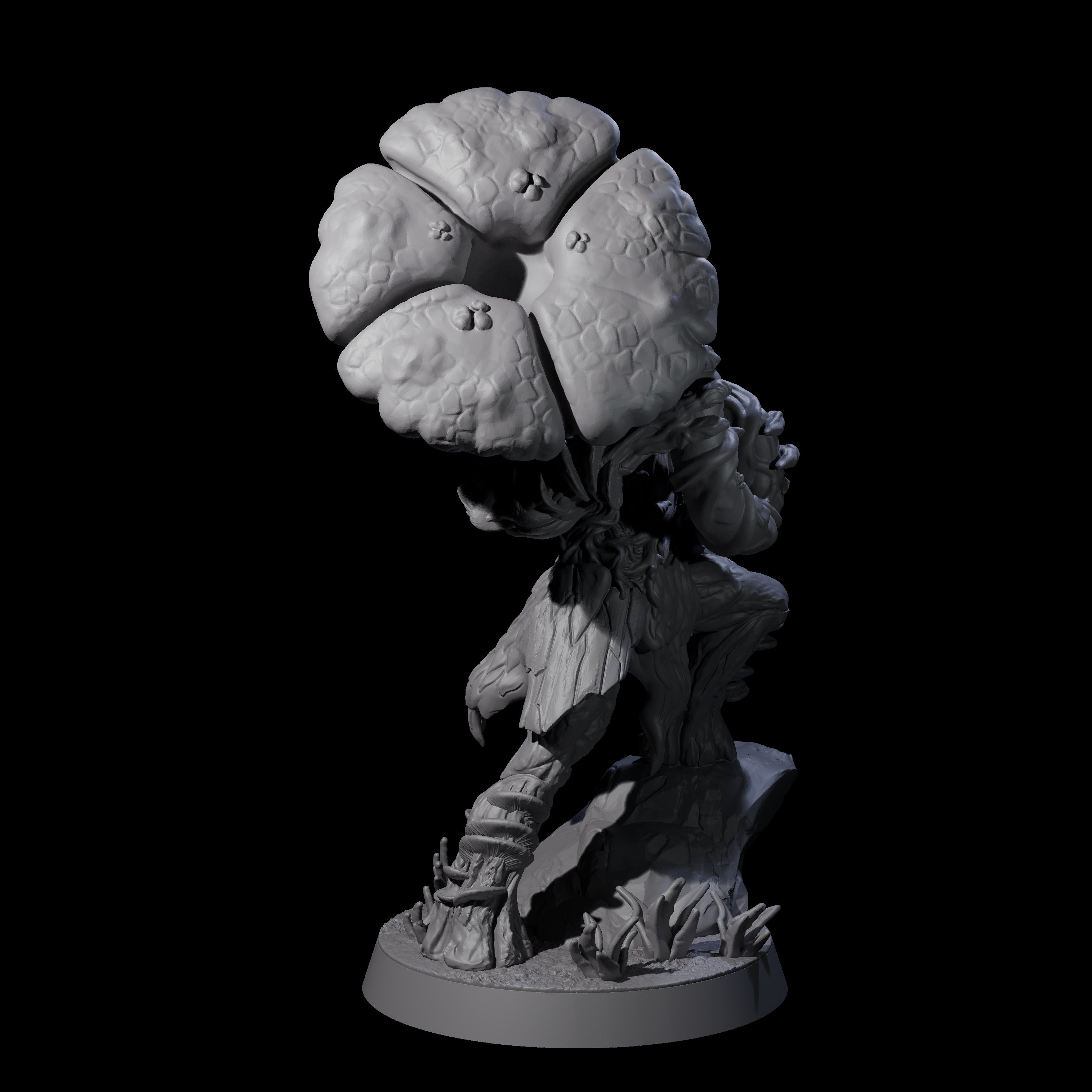 Spongy Myconid Warrior D Miniature for Dungeons and Dragons, Pathfinder or other TTRPGs