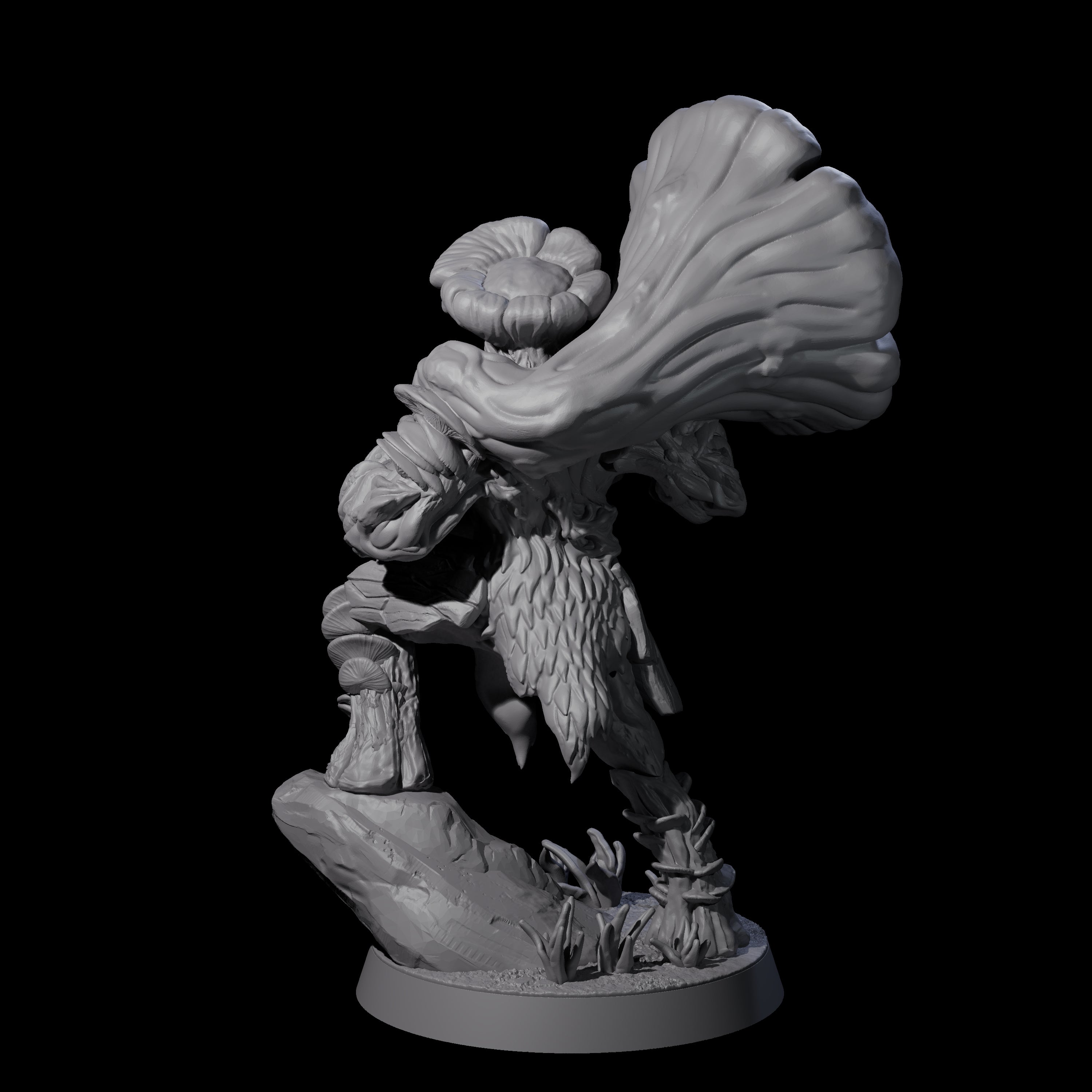Spongy Myconid Warrior D Miniature for Dungeons and Dragons, Pathfinder or other TTRPGs