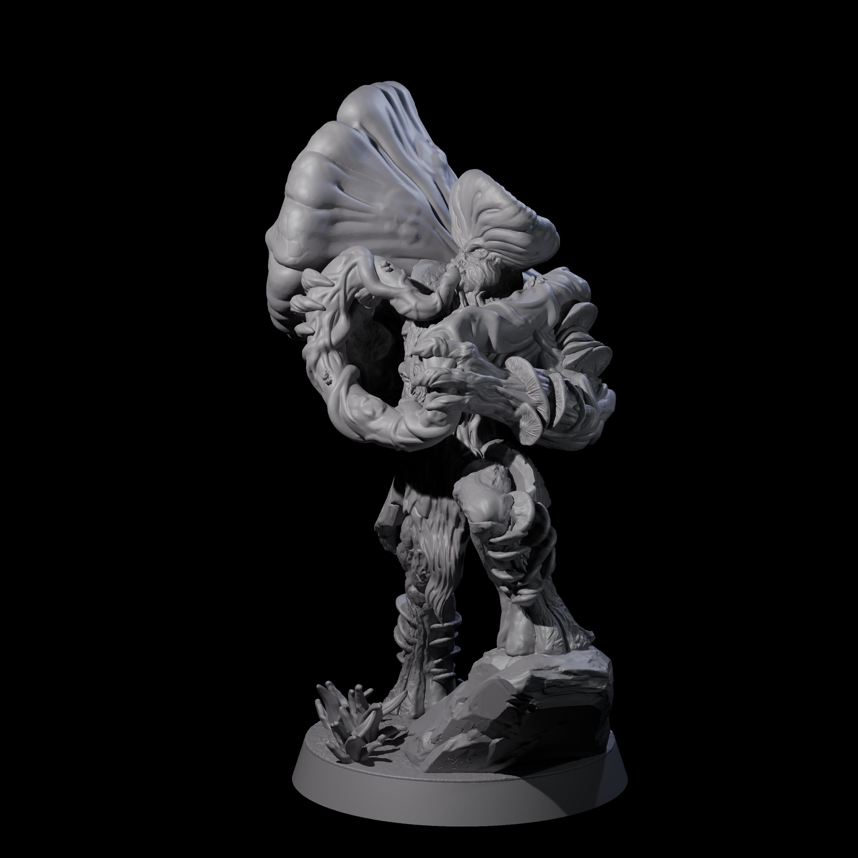 Spongy Myconid Warrior D Miniature for Dungeons and Dragons, Pathfinder or other TTRPGs