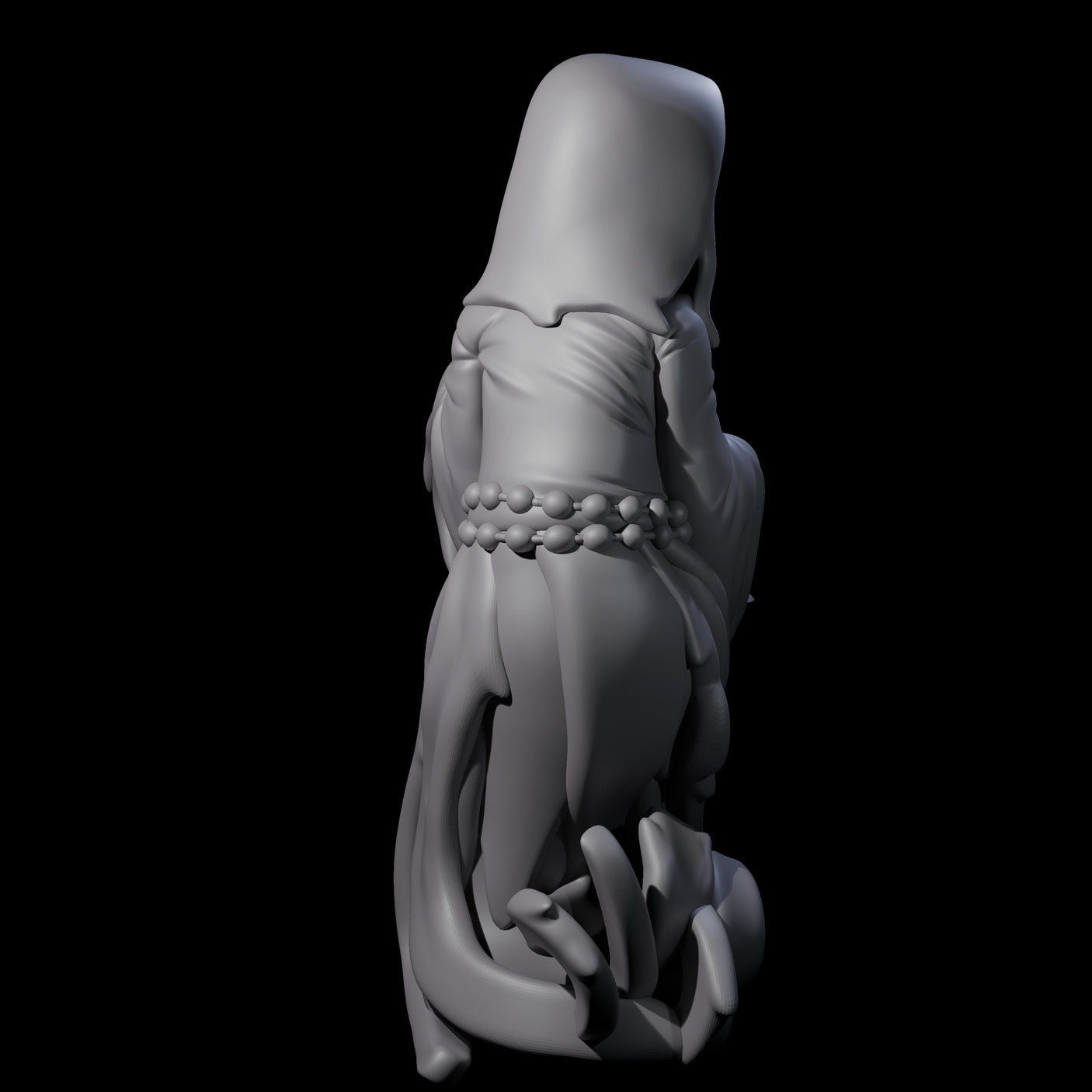 Spooky Staring Ghost Miniature for Dungeons and Dragons, Pathfinder or other TTRPGs