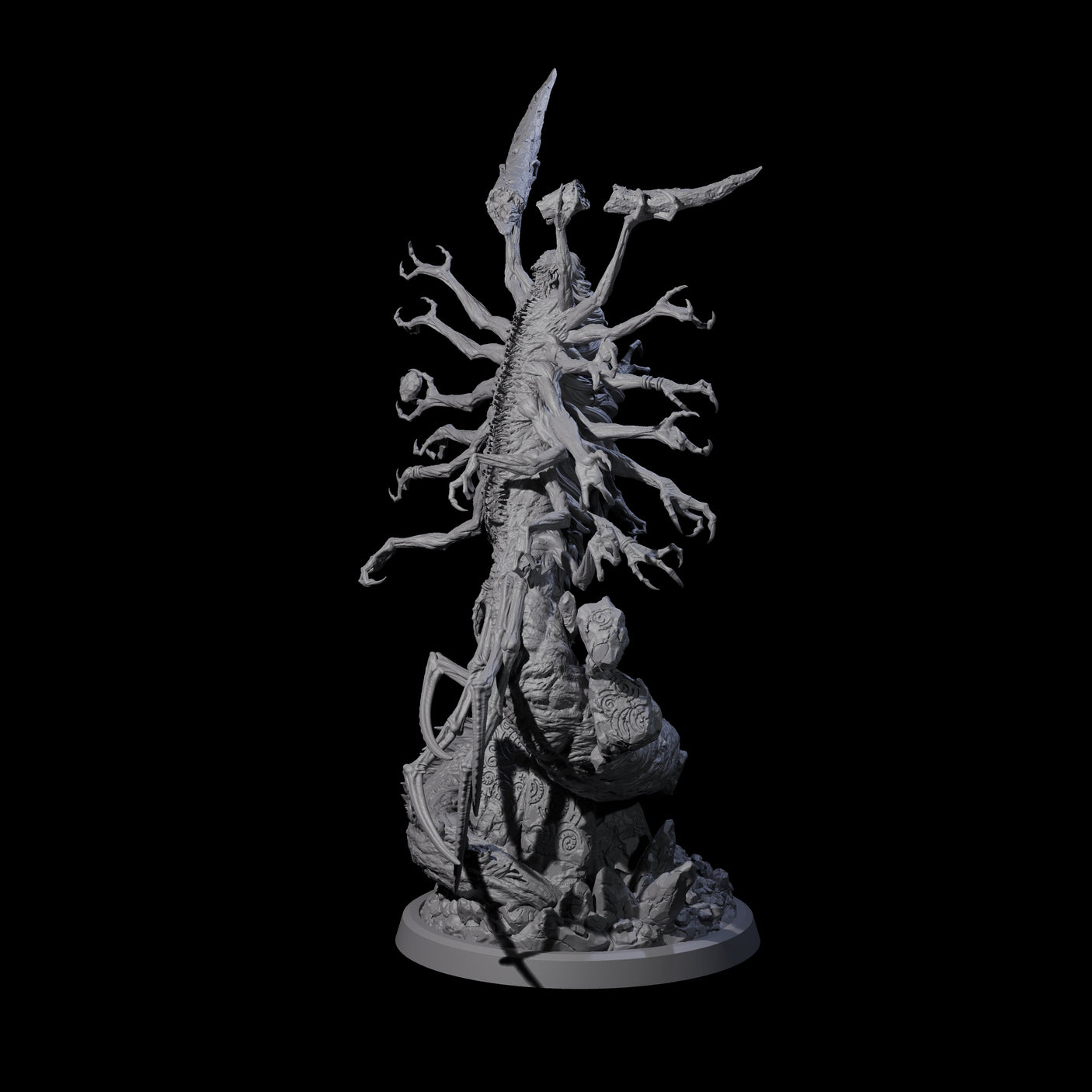Sprawling Avatar of Shoggoth Miniature for Dungeons and Dragons, Pathfinder or other TTRPGs