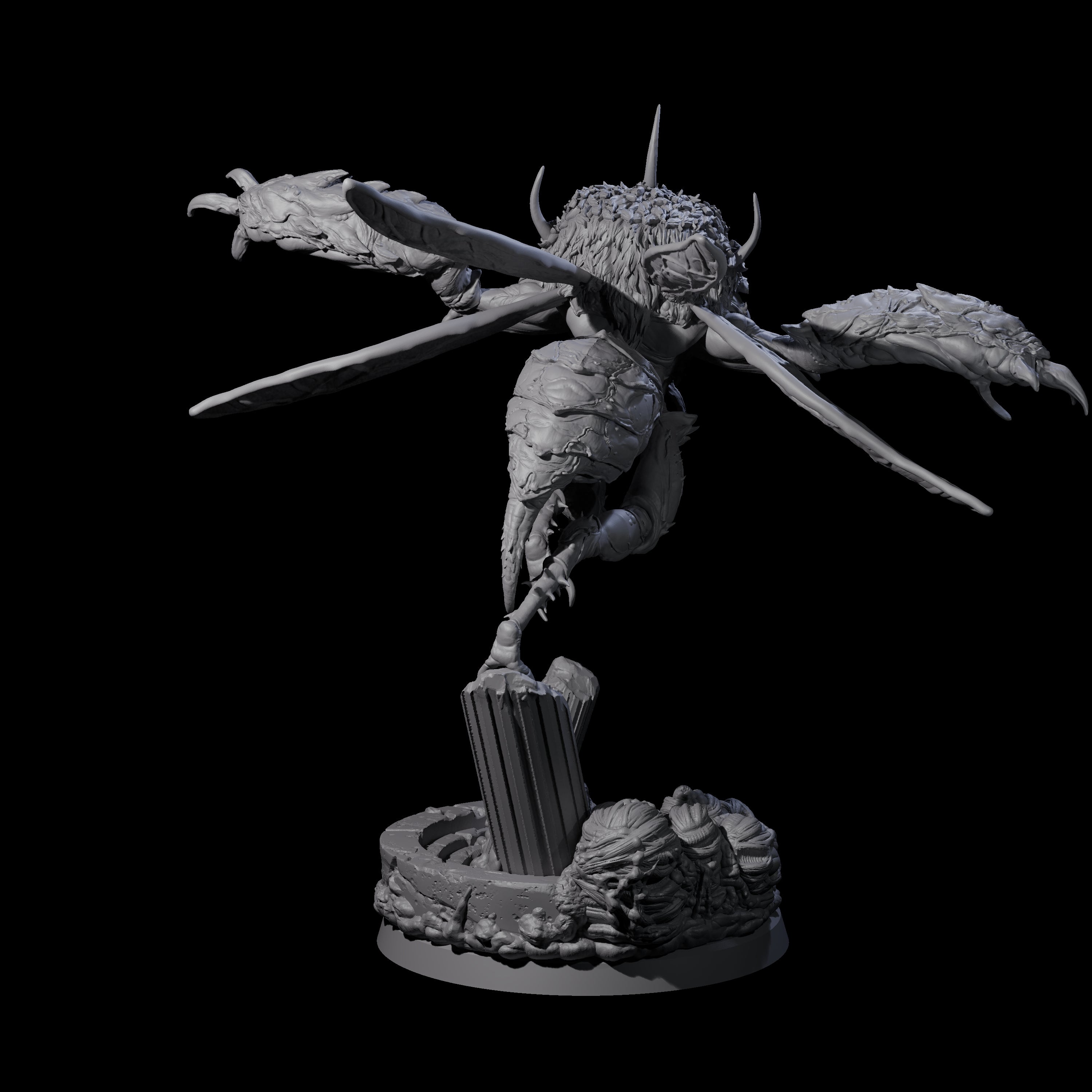 Springing Hive Sentinel A Miniature for Dungeons and Dragons, Pathfinder or other TTRPGs
