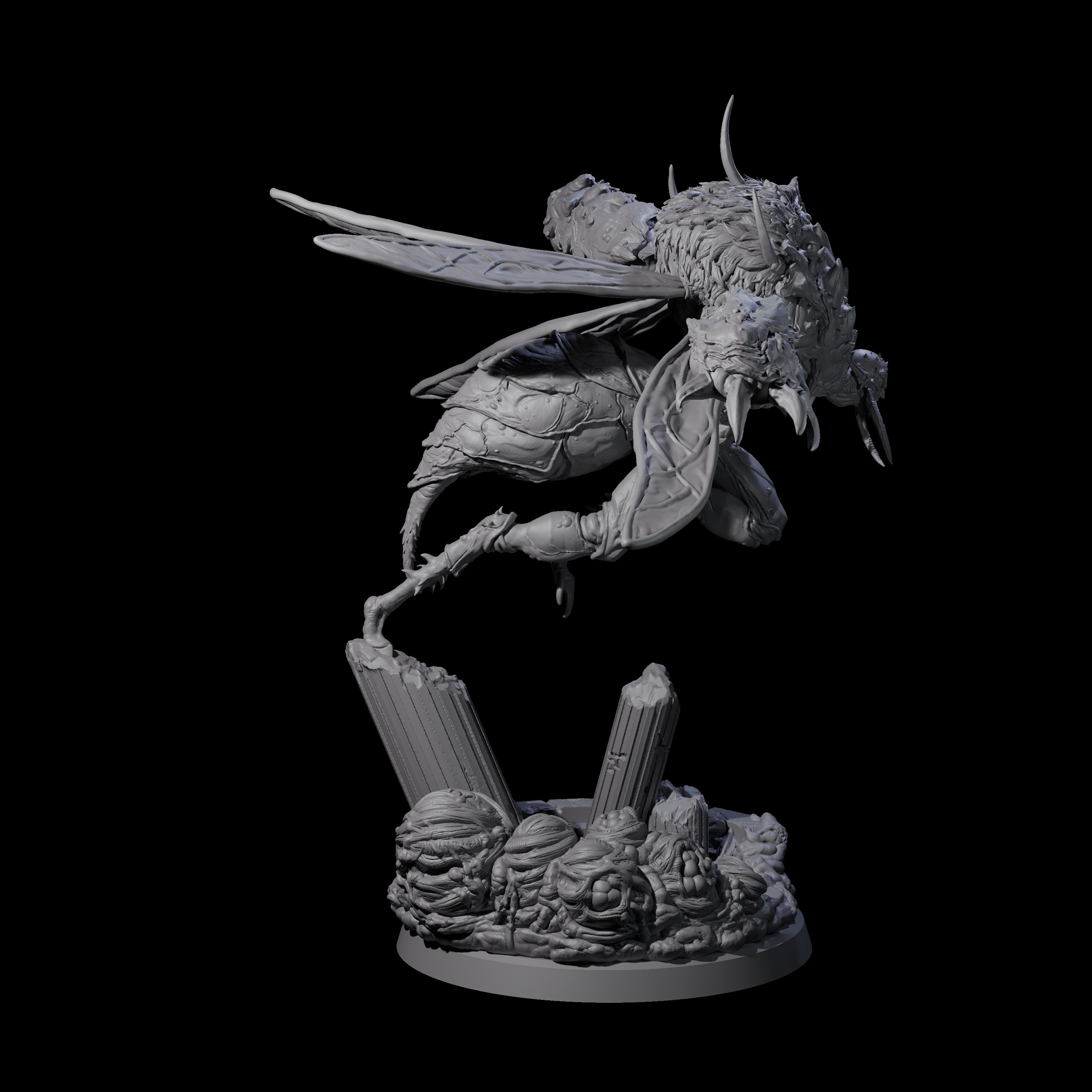 Springing Hive Sentinel A Miniature for Dungeons and Dragons, Pathfinder or other TTRPGs