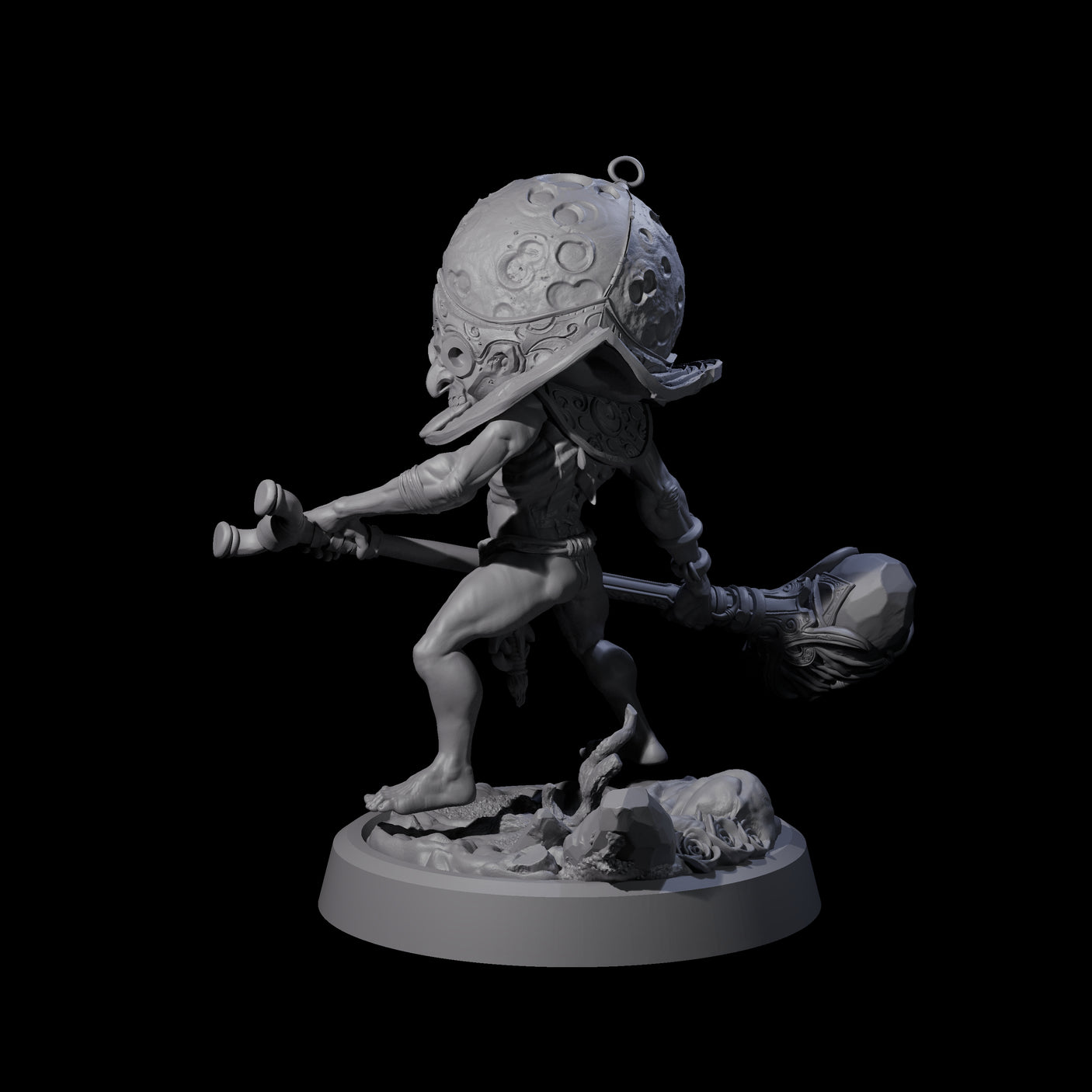 Spritely Azata Fighter A Miniature for Dungeons and Dragons, Pathfinder or other TTRPGs