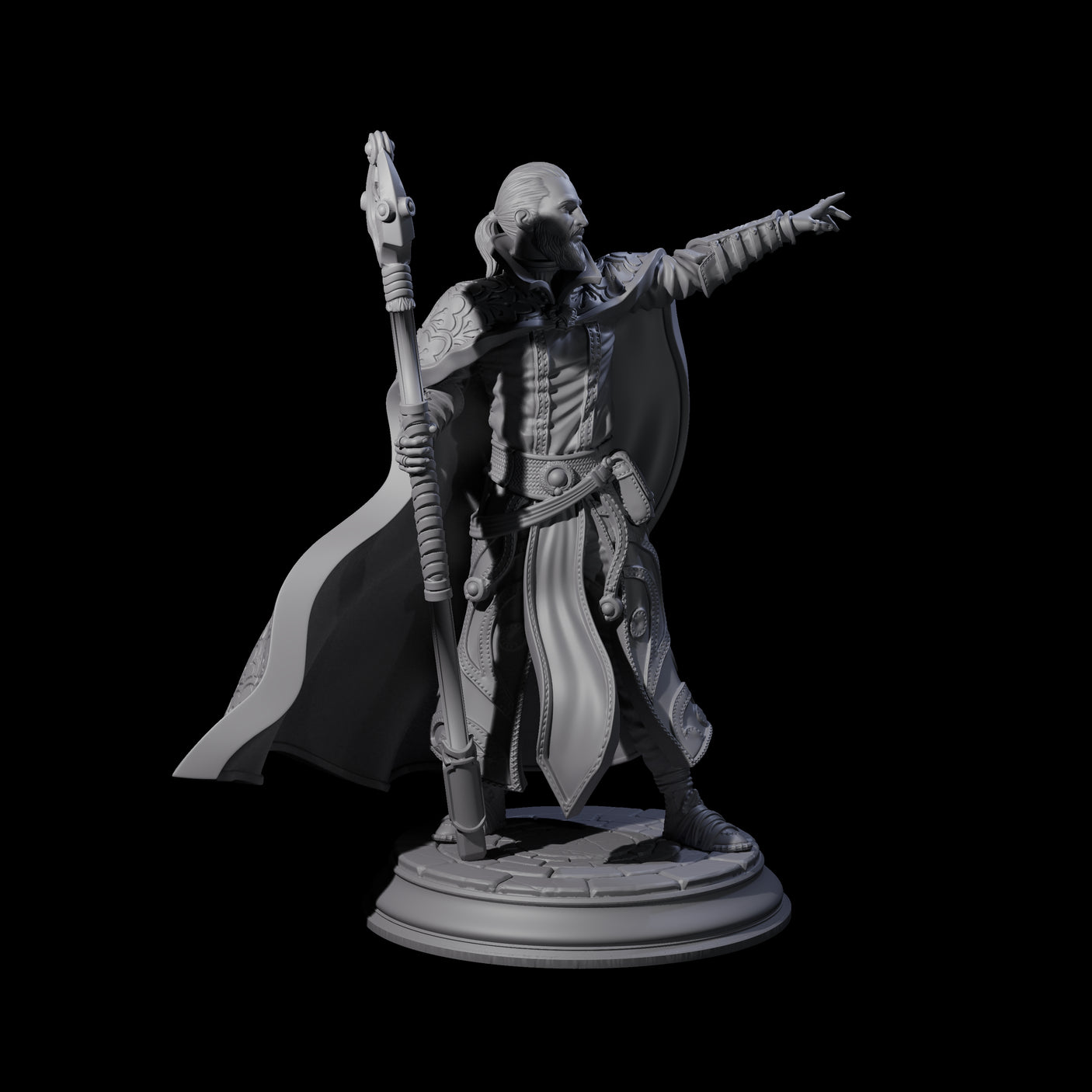 Spry Wizard Miniature for Dungeons and Dragons, Pathfinder or other TTRPGs