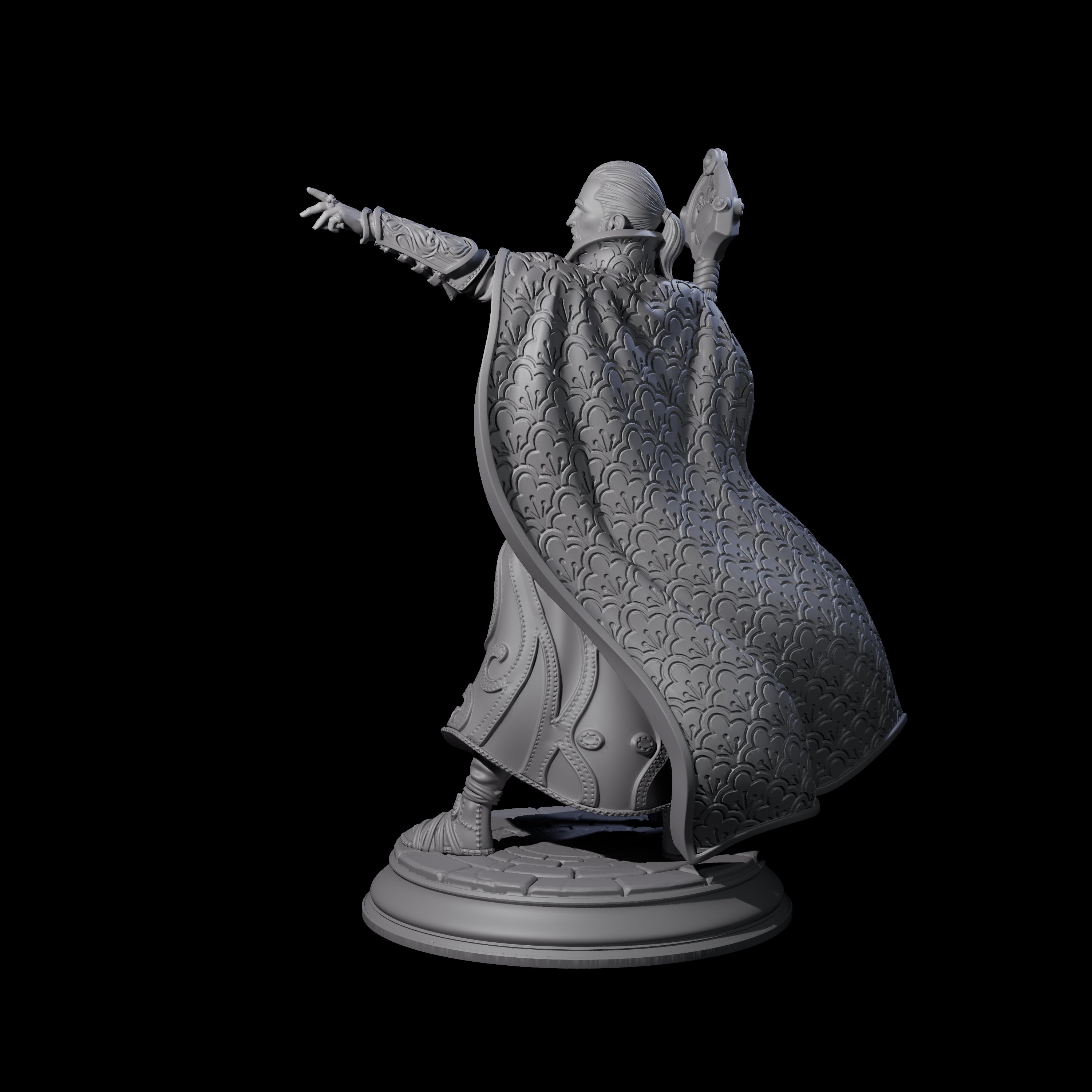 Spry Wizard Miniature for Dungeons and Dragons, Pathfinder or other TTRPGs