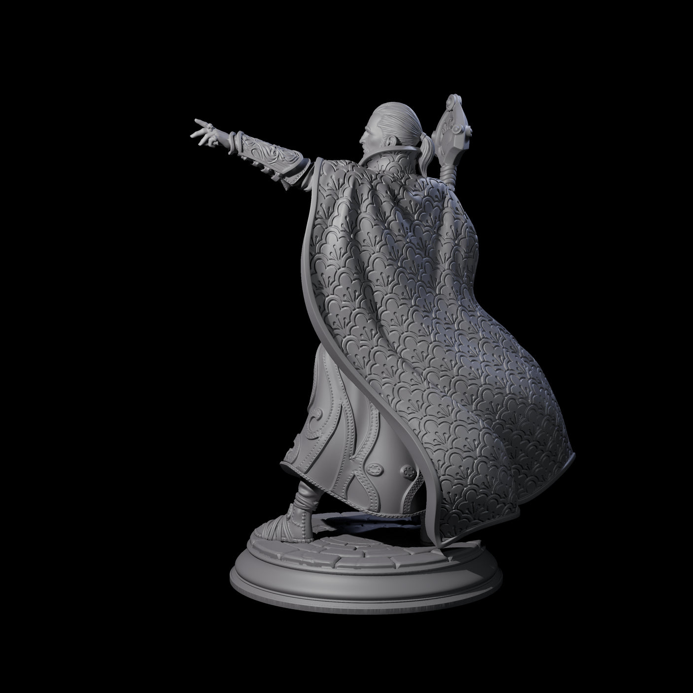 Spry Wizard Miniature for Dungeons and Dragons, Pathfinder or other TTRPGs