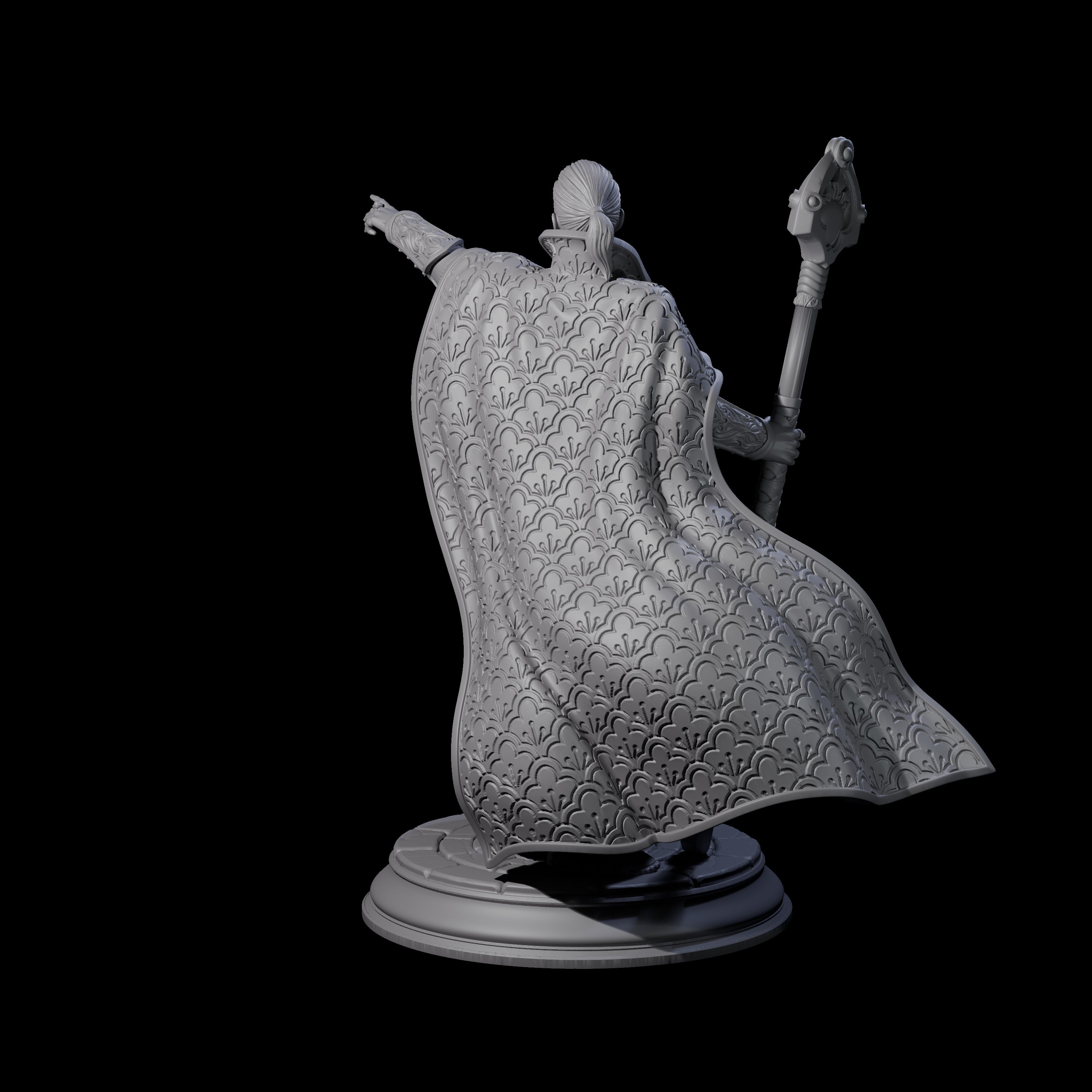 Spry Wizard Miniature for Dungeons and Dragons, Pathfinder or other TTRPGs