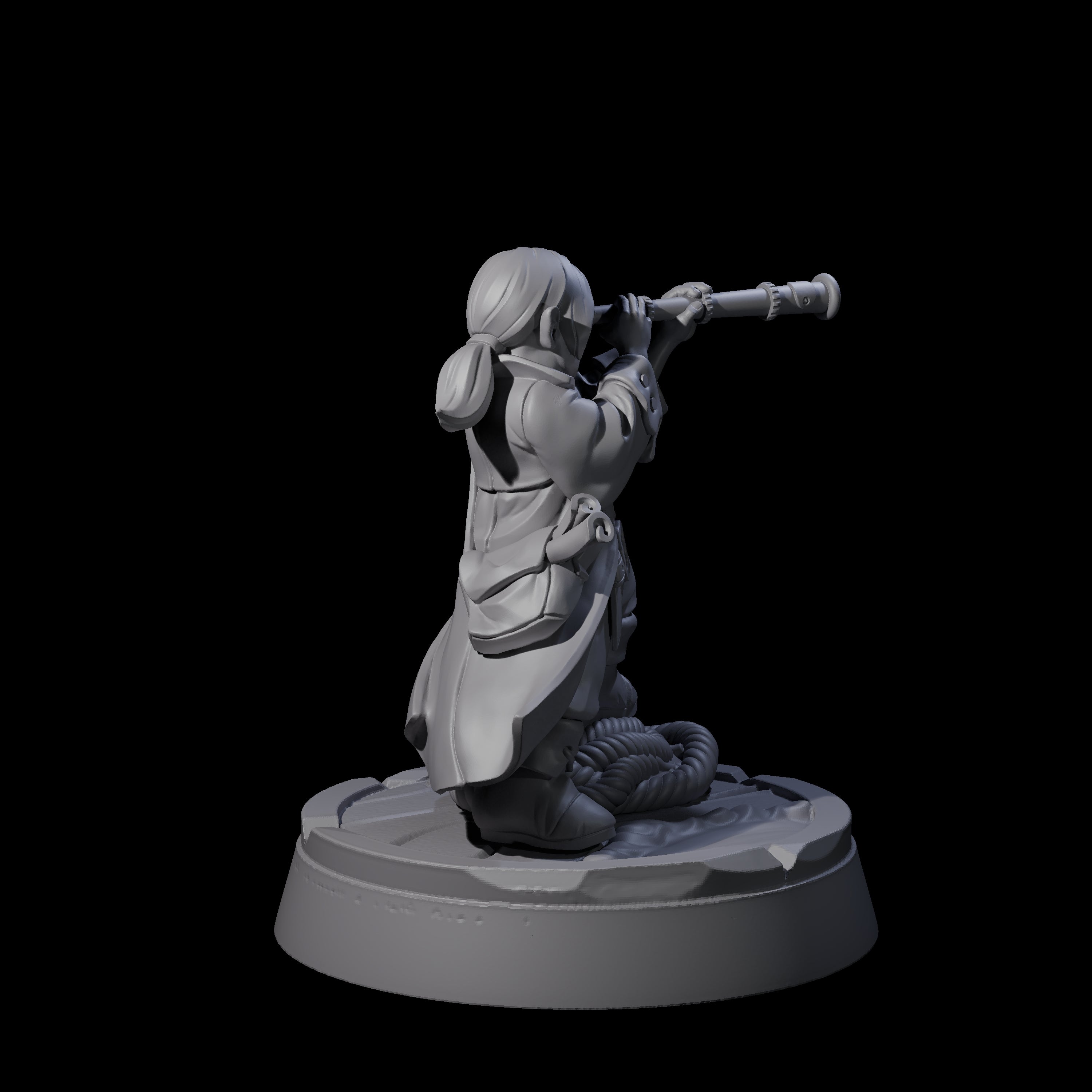 Spying Halfling Navigator Miniature for Dungeons and Dragons, Pathfinder or other TTRPGs