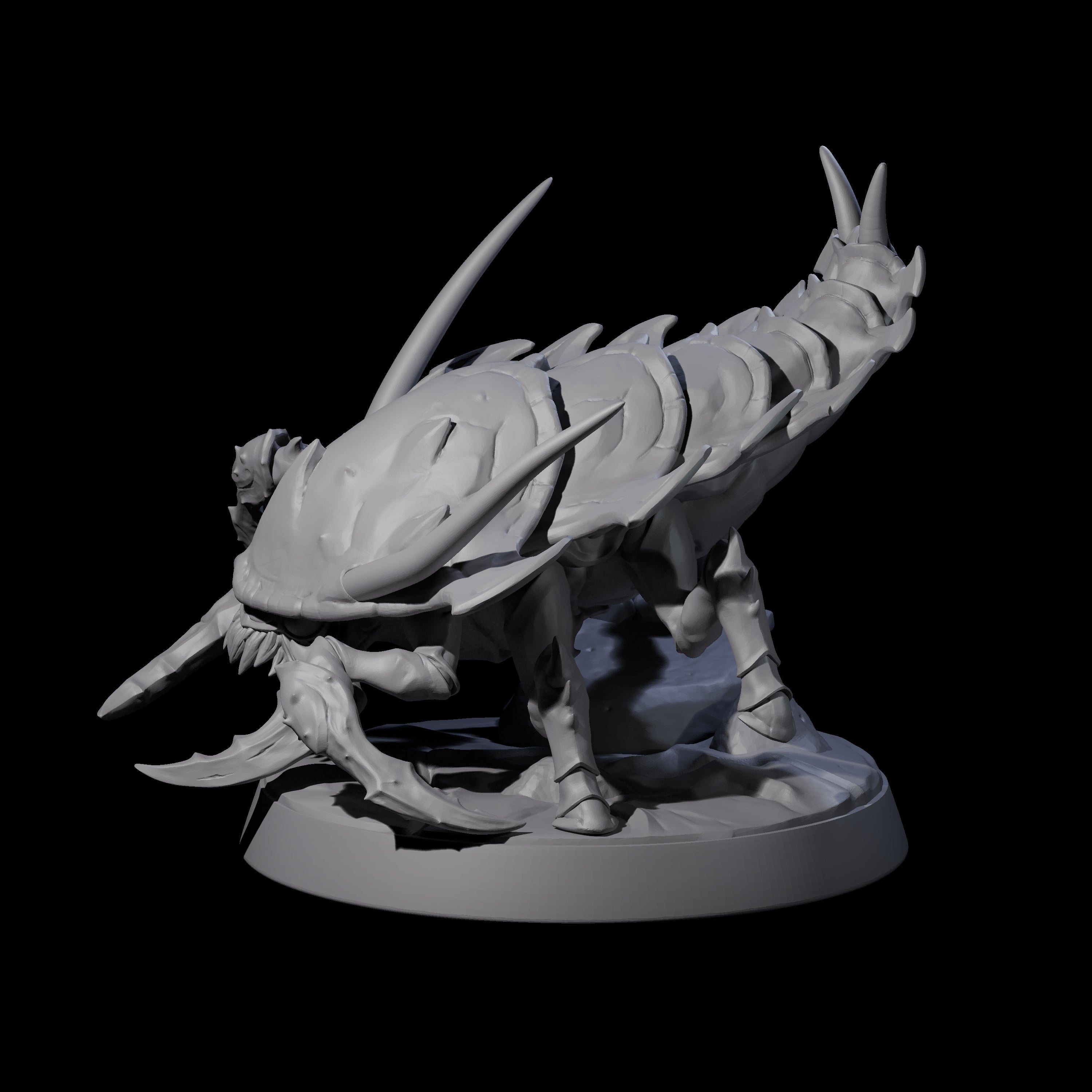 Squat Ankheg A Miniature for Dungeons and Dragons, Pathfinder or other TTRPGs