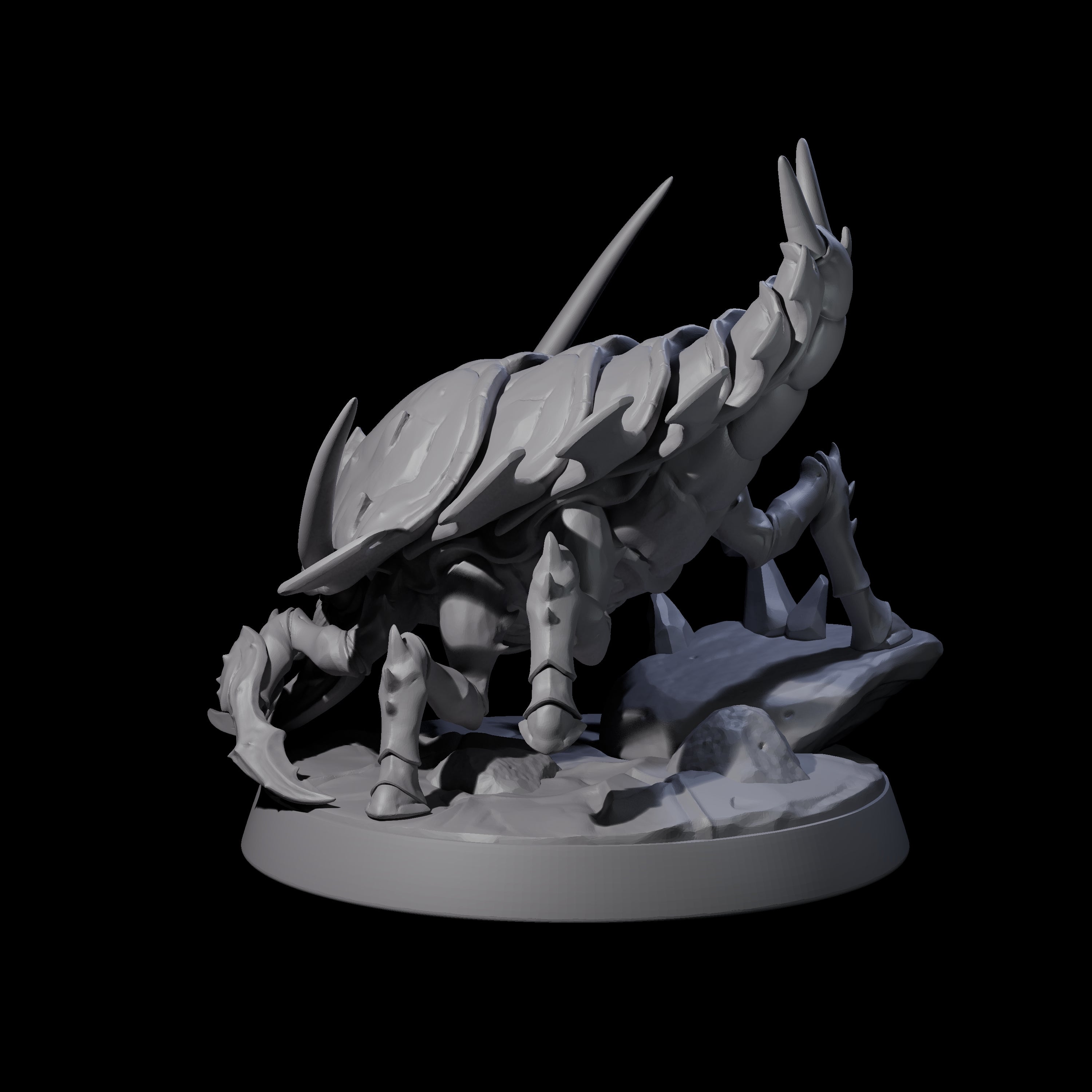 Squat Ankheg A Miniature for Dungeons and Dragons, Pathfinder or other TTRPGs