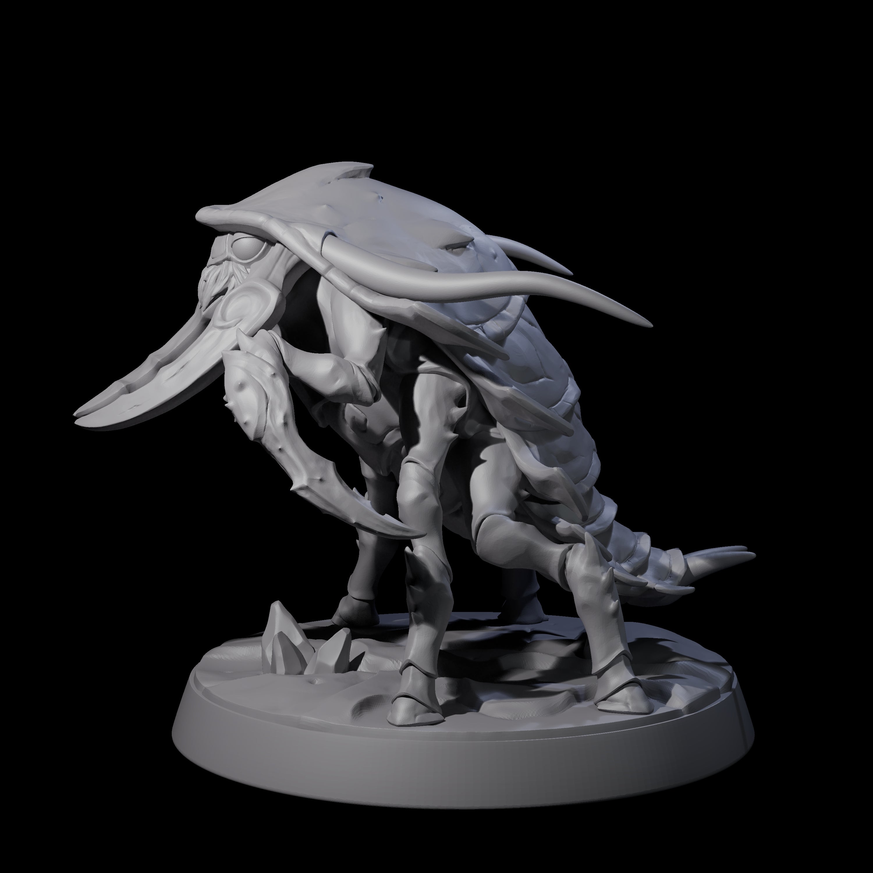 Squat Ankheg B Miniature for Dungeons and Dragons, Pathfinder or other TTRPGs