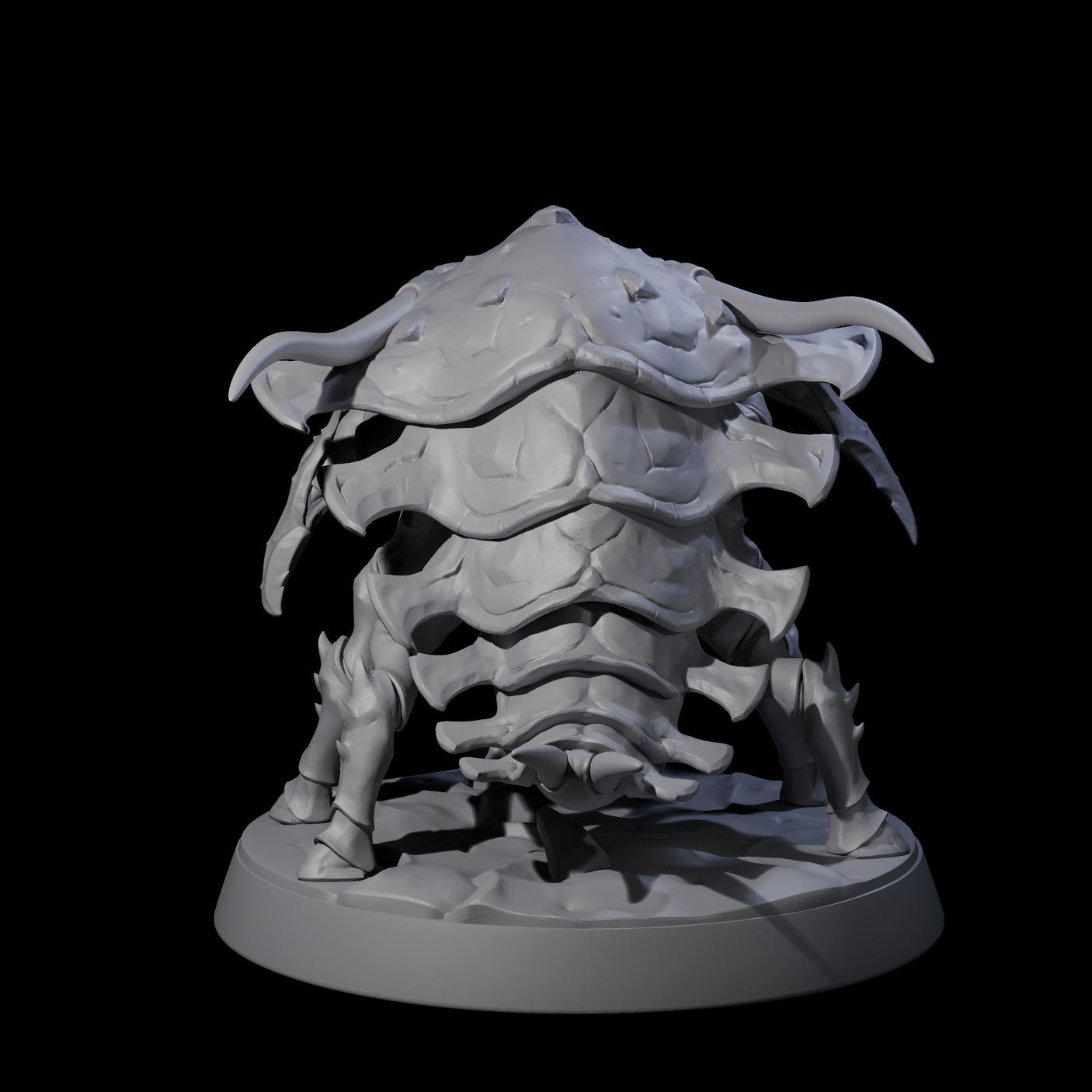 Squat Ankheg B Miniature for Dungeons and Dragons, Pathfinder or other TTRPGs