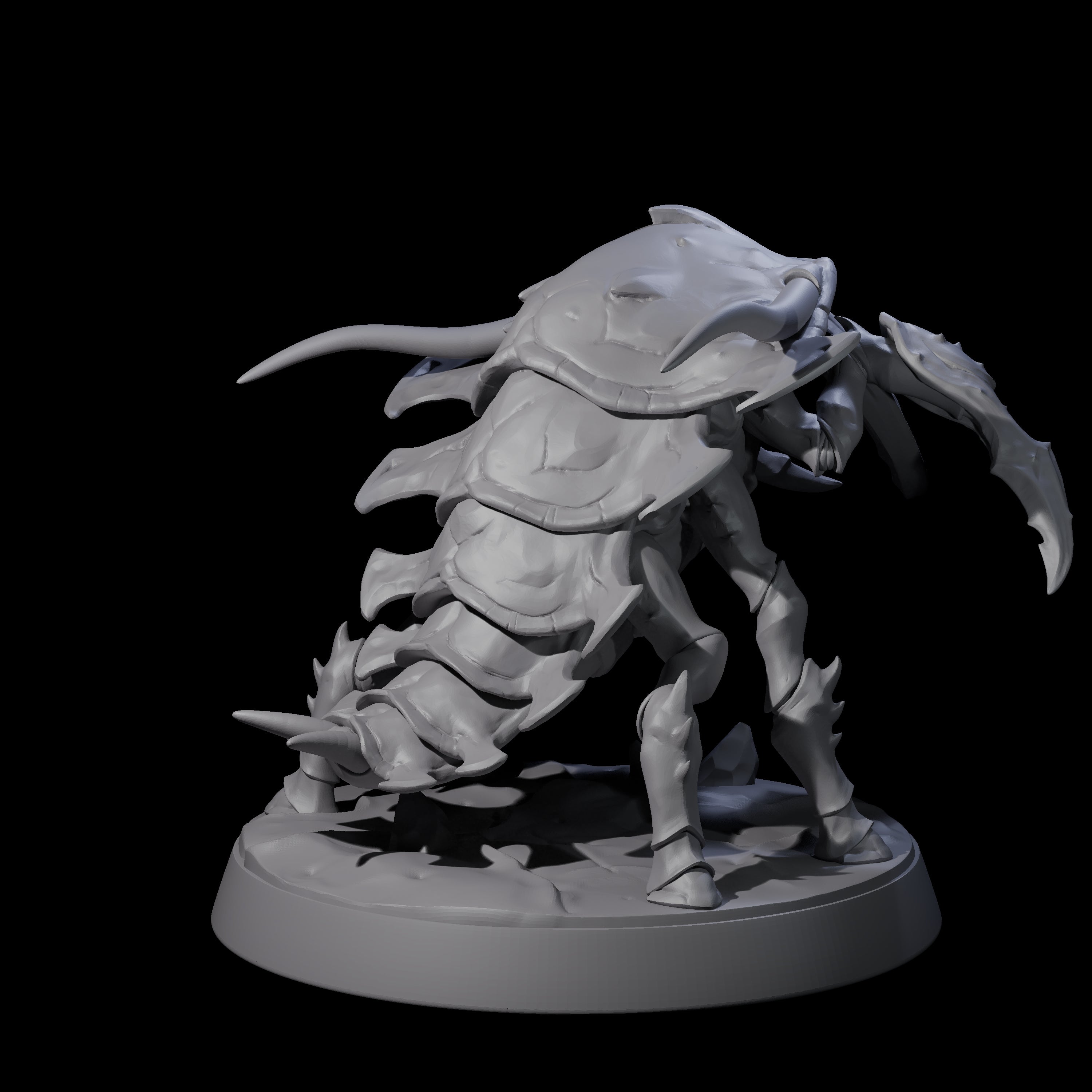 Squat Ankheg B Miniature for Dungeons and Dragons, Pathfinder or other TTRPGs