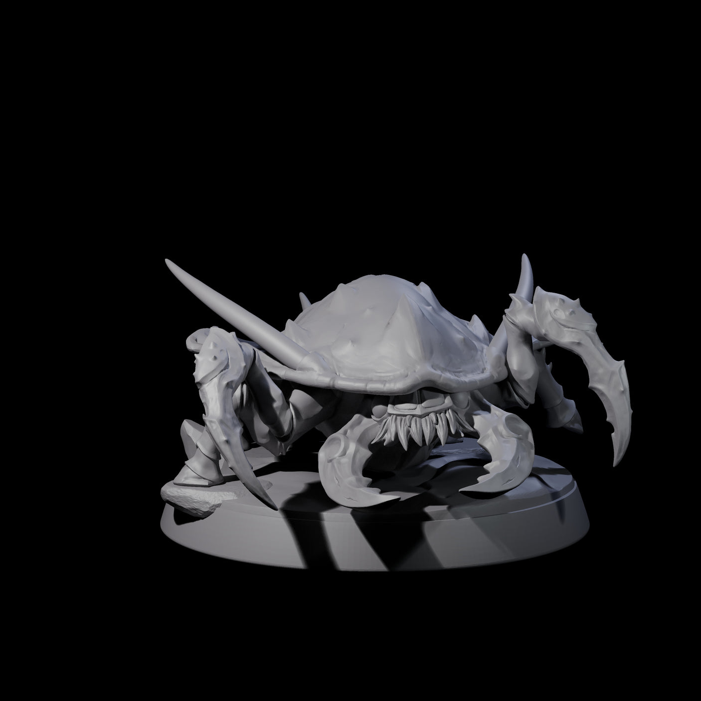 Squat Ankheg D Miniature for Dungeons and Dragons, Pathfinder or other TTRPGs