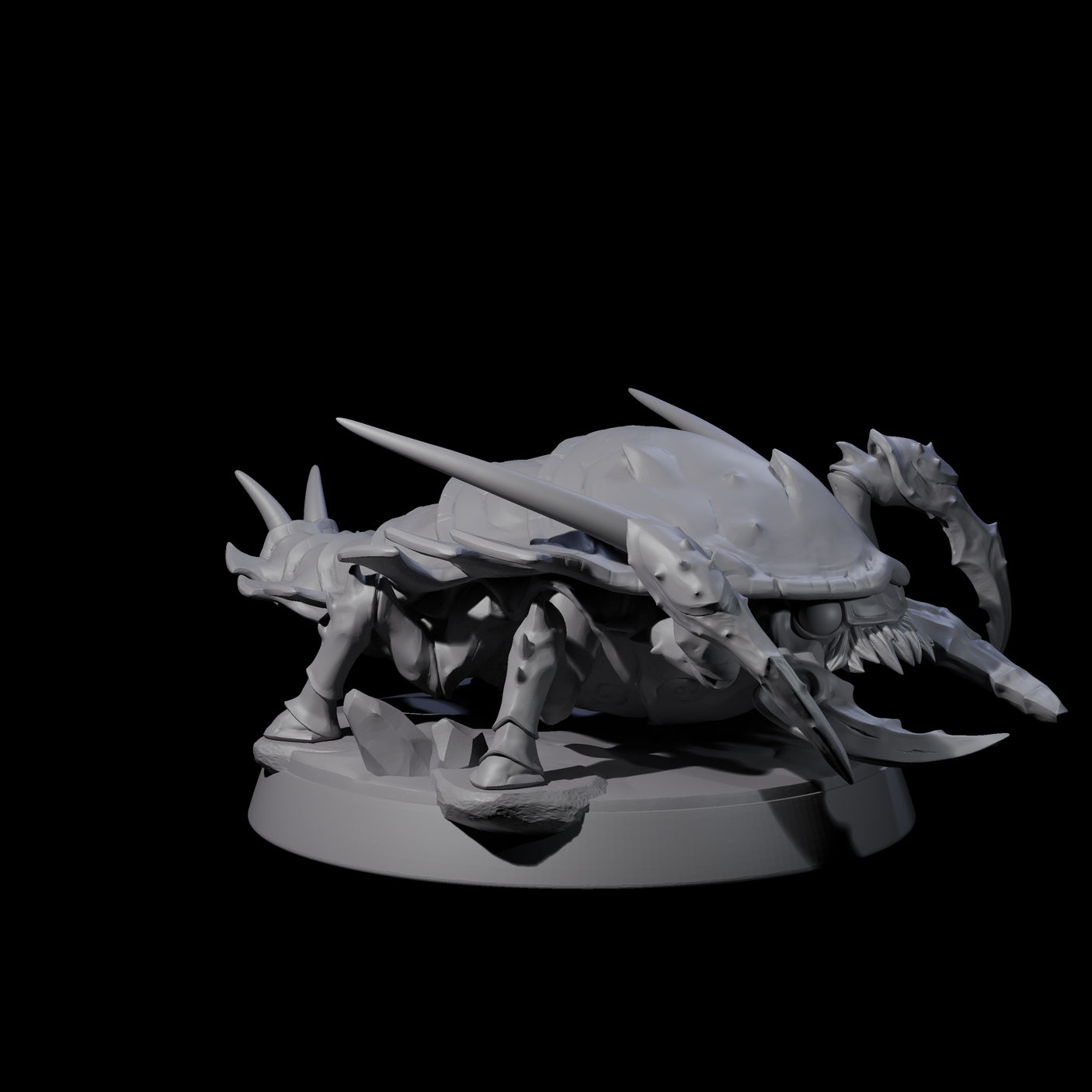 Squat Ankheg D Miniature for Dungeons and Dragons, Pathfinder or other TTRPGs