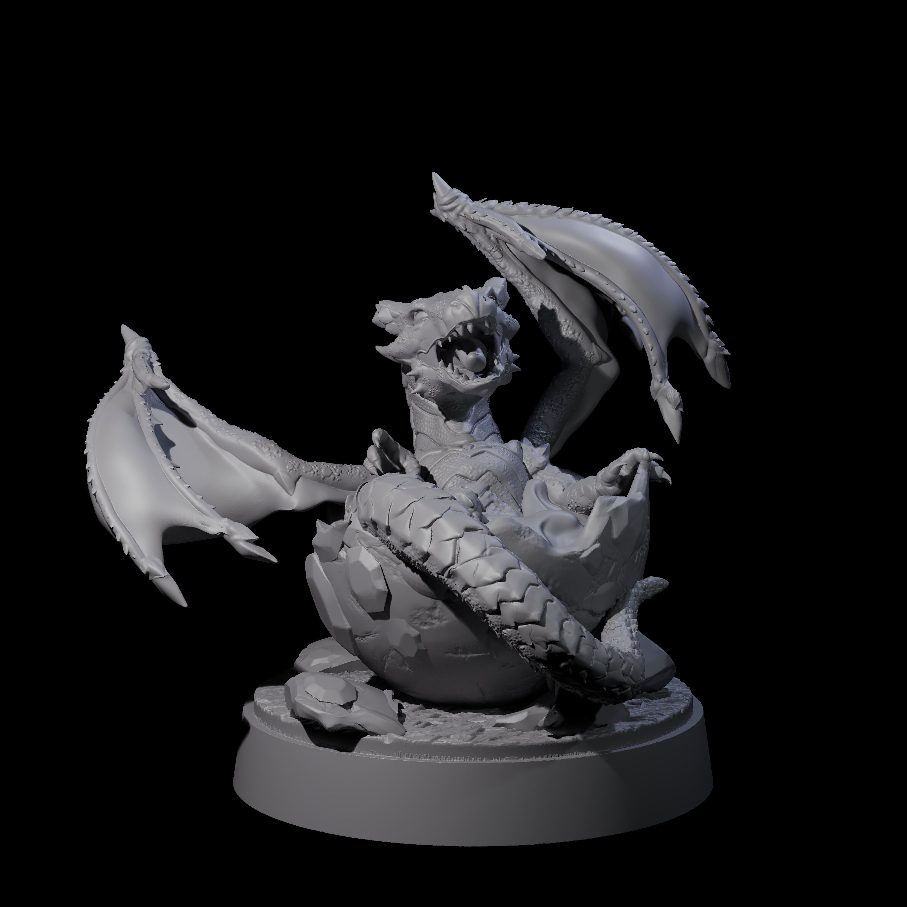 Squeaking Dragon Hatchling Miniature for Dungeons and Dragons, Pathfinder or other TTRPGs