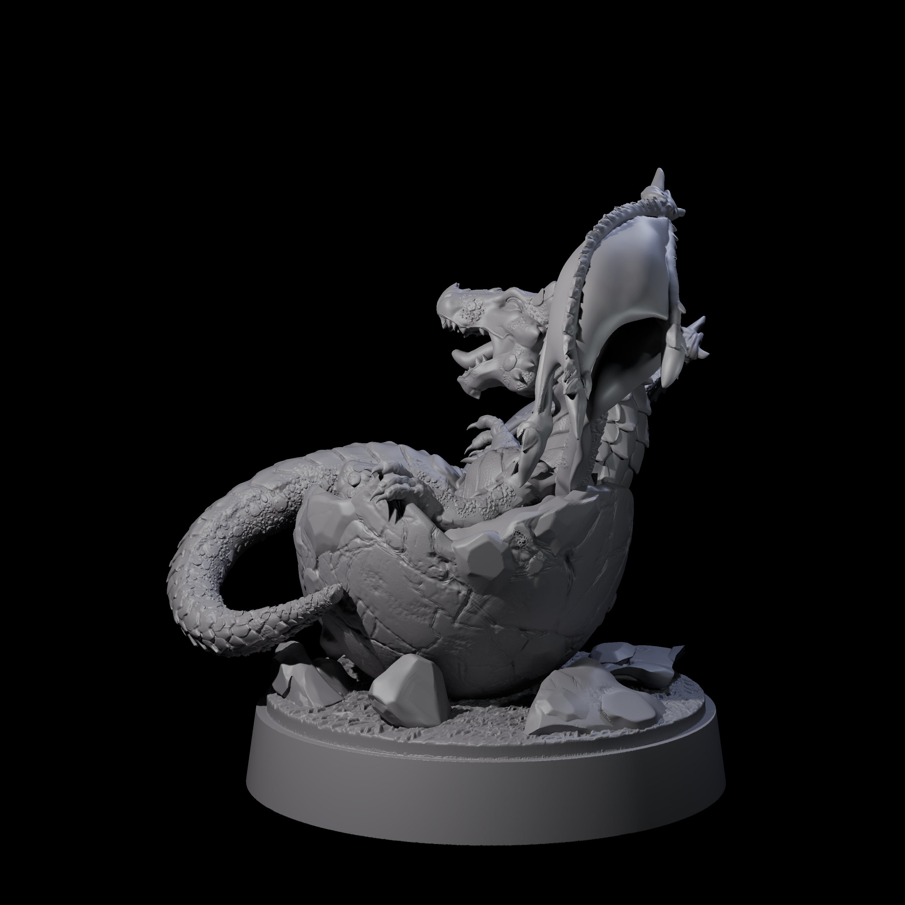 Squeaking Dragon Hatchling Miniature for Dungeons and Dragons, Pathfinder or other TTRPGs