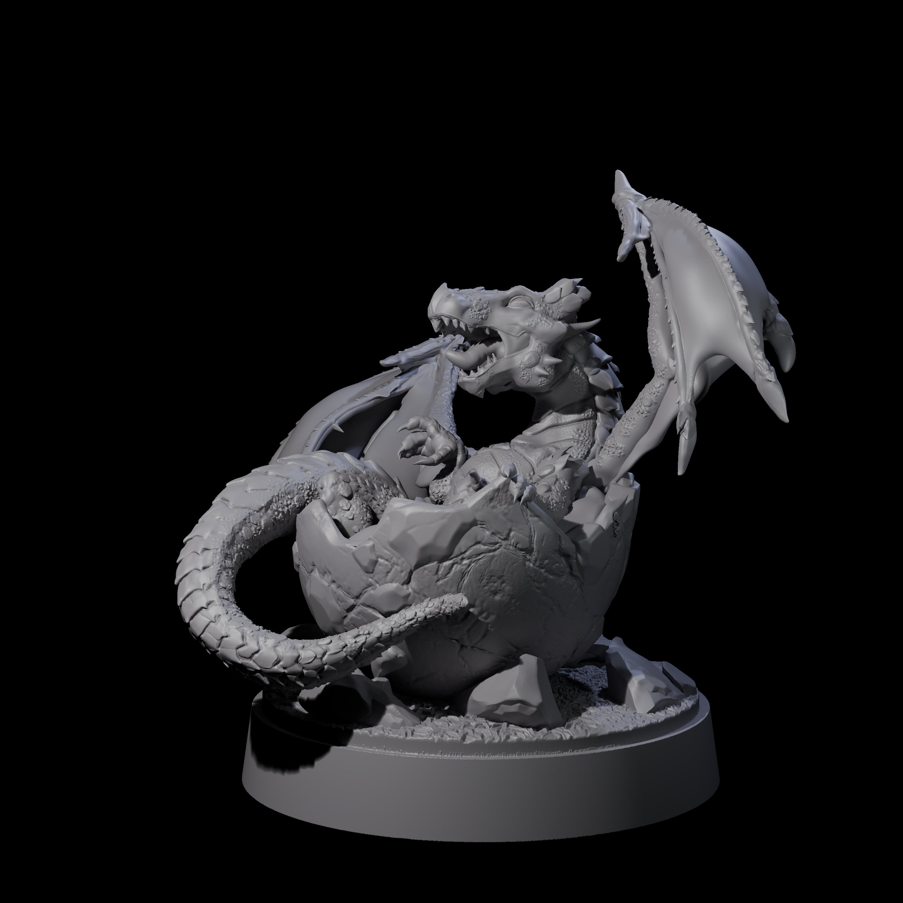Squeaking Dragon Hatchling Miniature for Dungeons and Dragons, Pathfinder or other TTRPGs