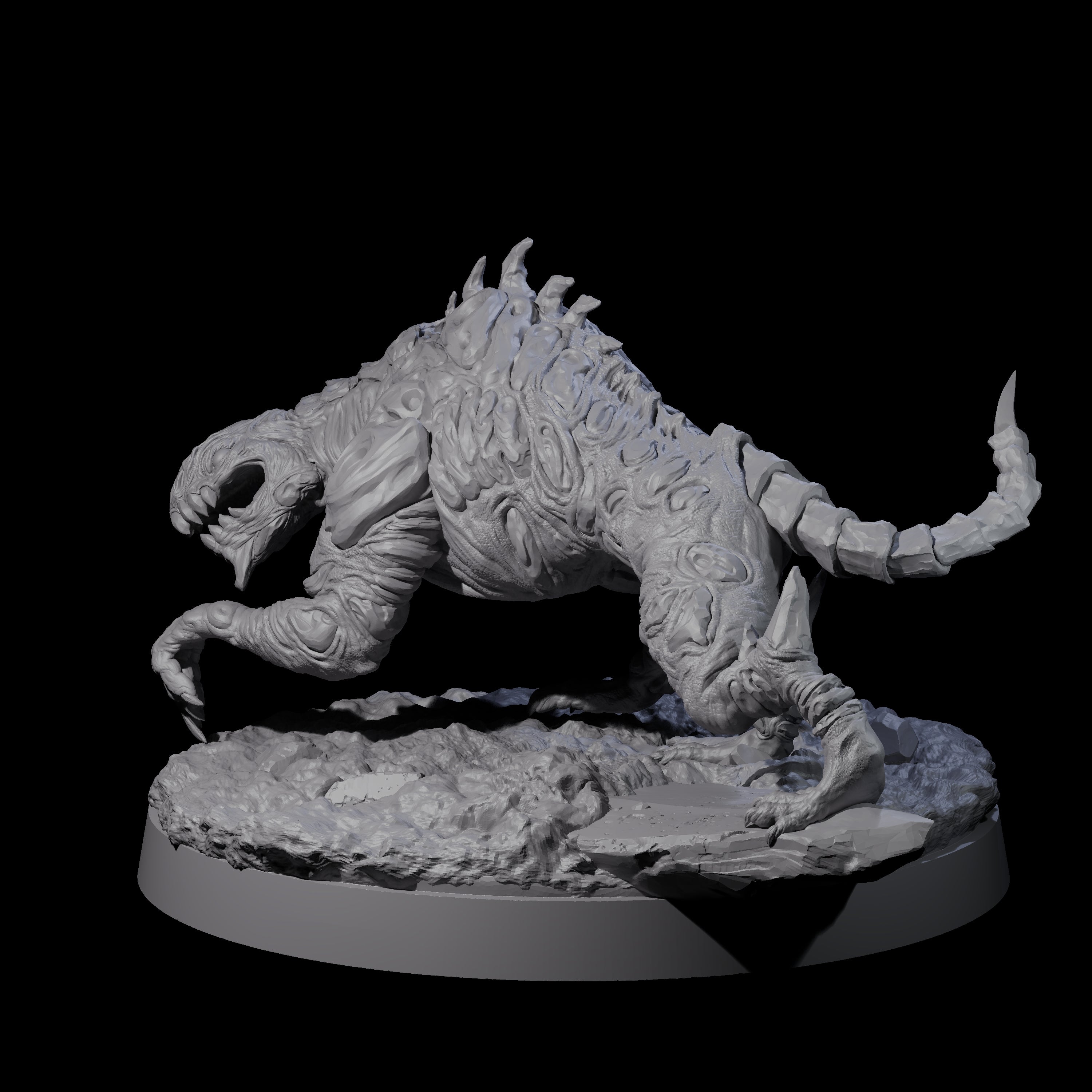 Stalking Slithering Tracker A Miniature for Dungeons and Dragons, Pathfinder or other TTRPGs