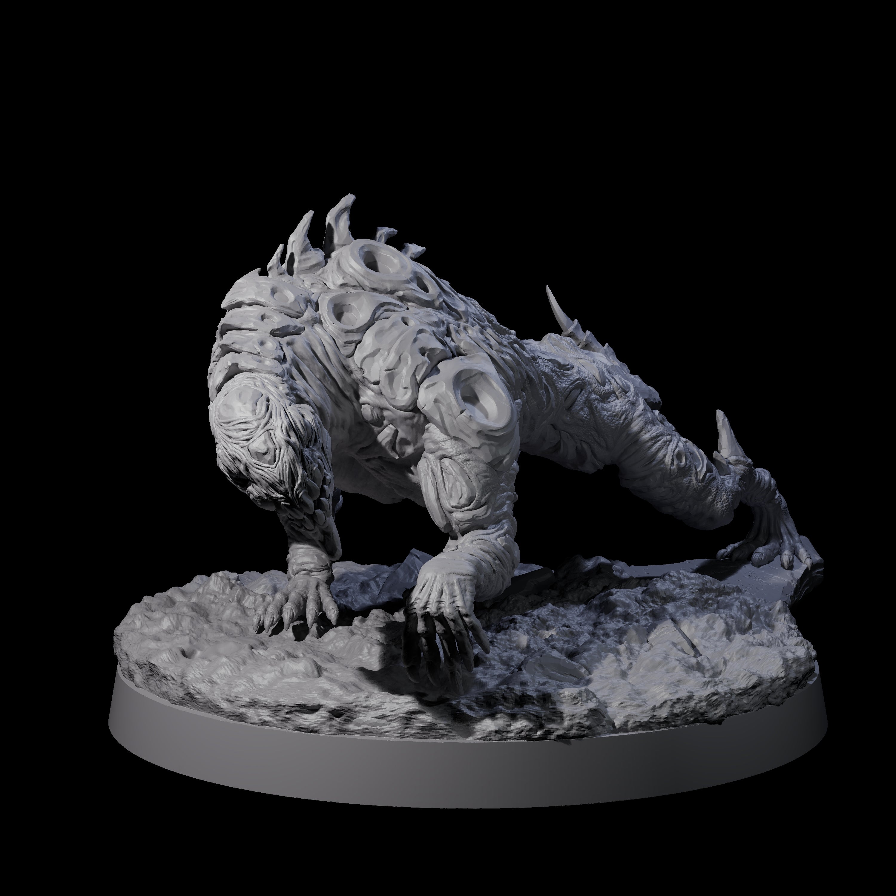 Stalking Slithering Tracker A Miniature for Dungeons and Dragons, Pathfinder or other TTRPGs