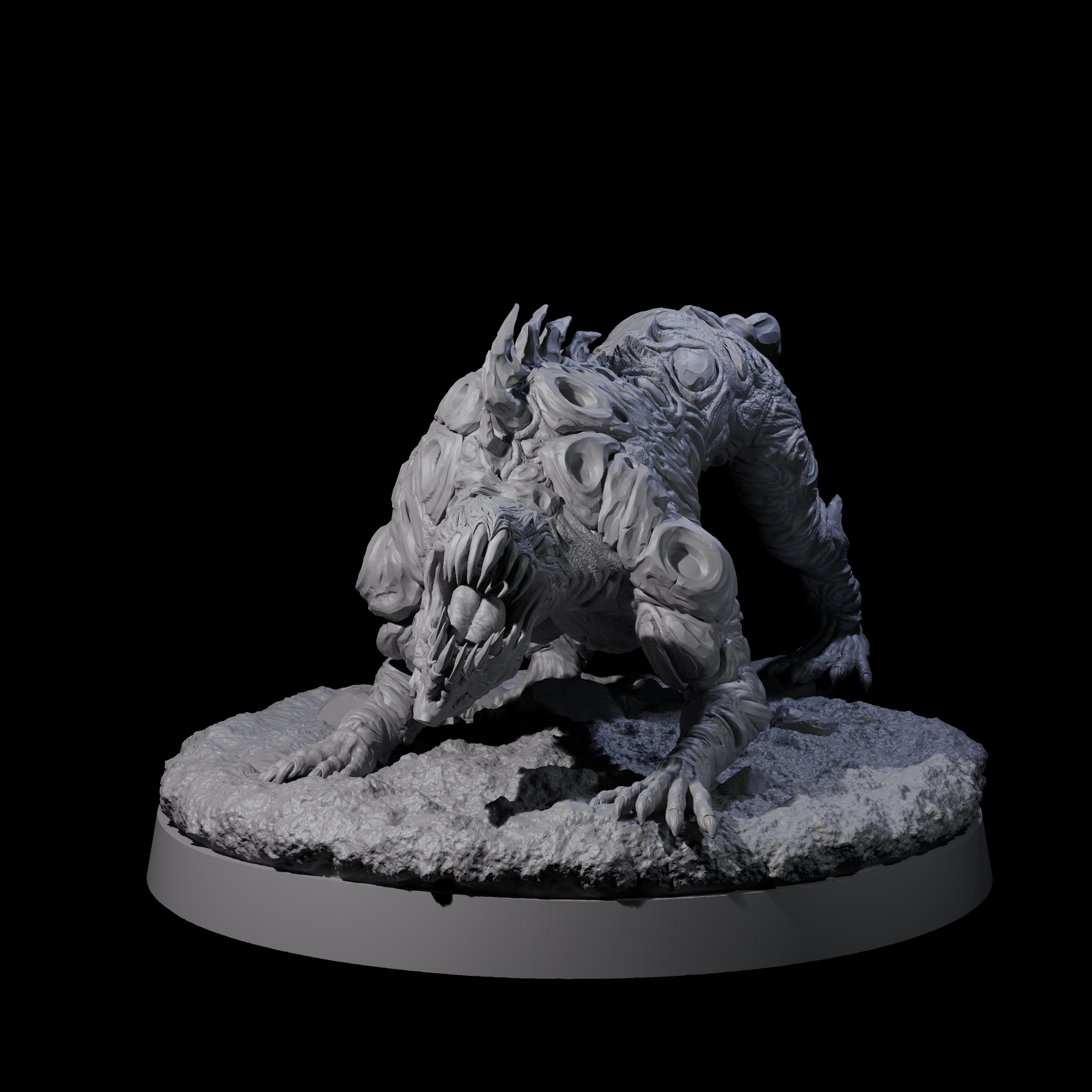 Stalking Slithering Tracker B Miniature for Dungeons and Dragons, Pathfinder or other TTRPGs