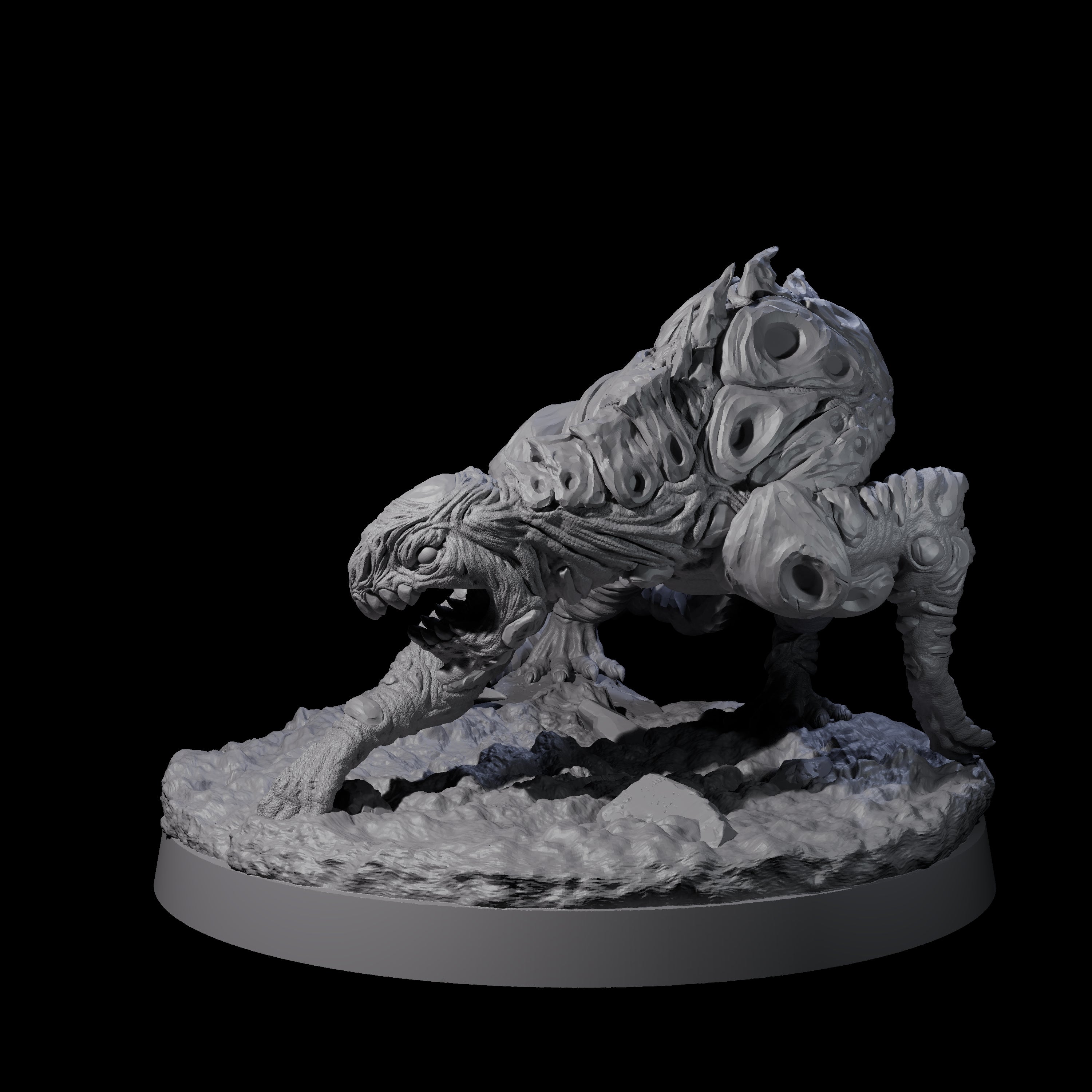 Stalking Slithering Tracker C Miniature for Dungeons and Dragons, Pathfinder or other TTRPGs