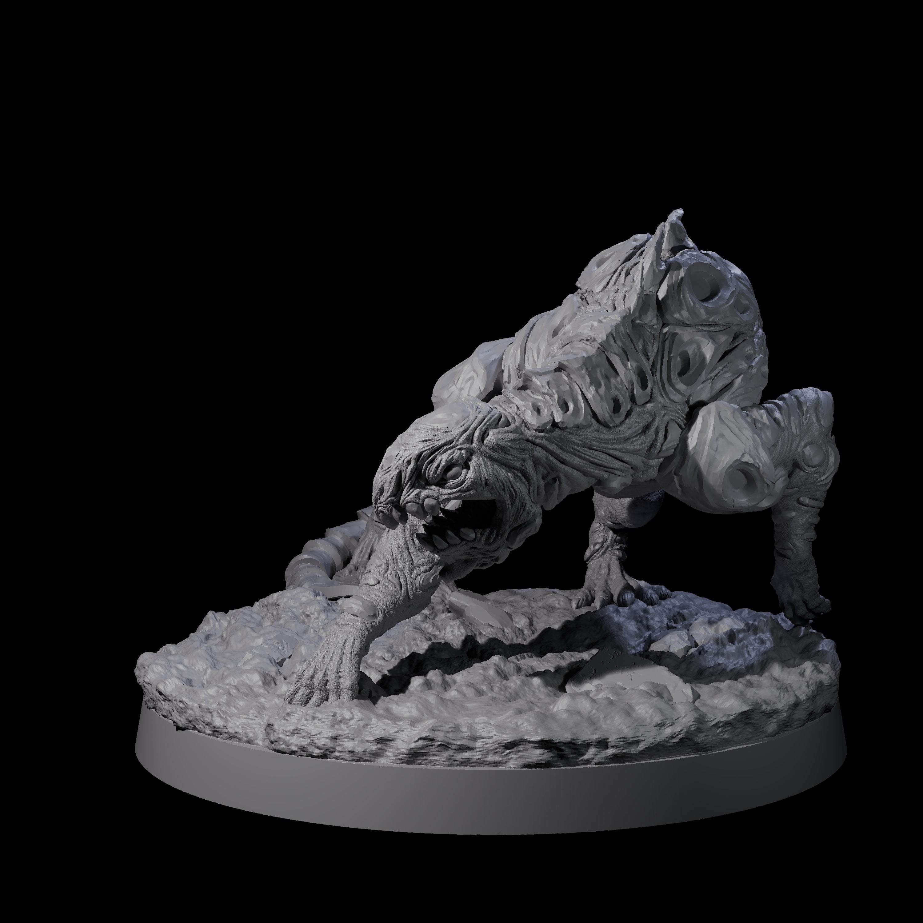 Stalking Slithering Tracker C Miniature for Dungeons and Dragons, Pathfinder or other TTRPGs