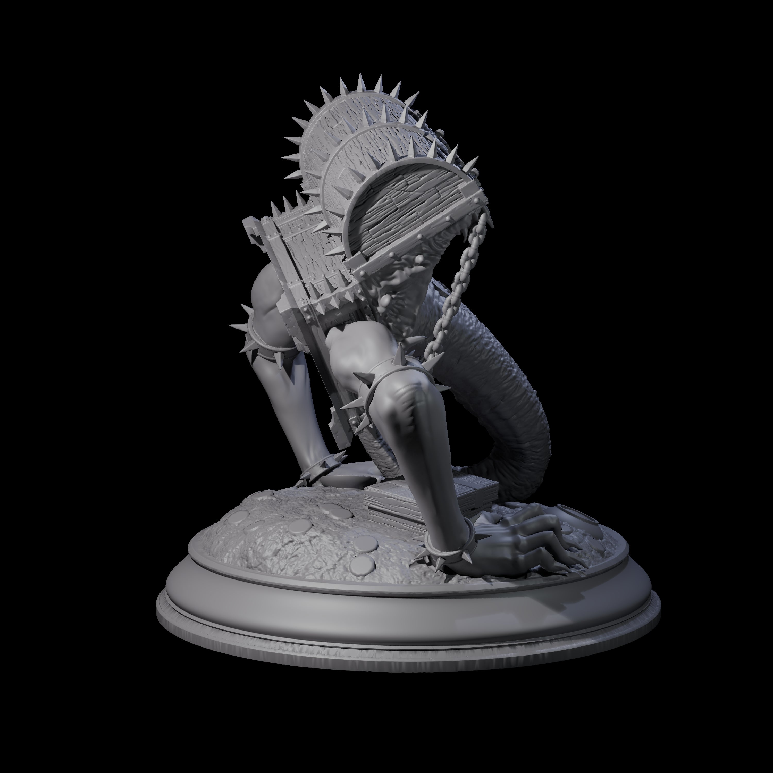 Stalking Treasure Mimic Miniature for Dungeons and Dragons, Pathfinder or other TTRPGs