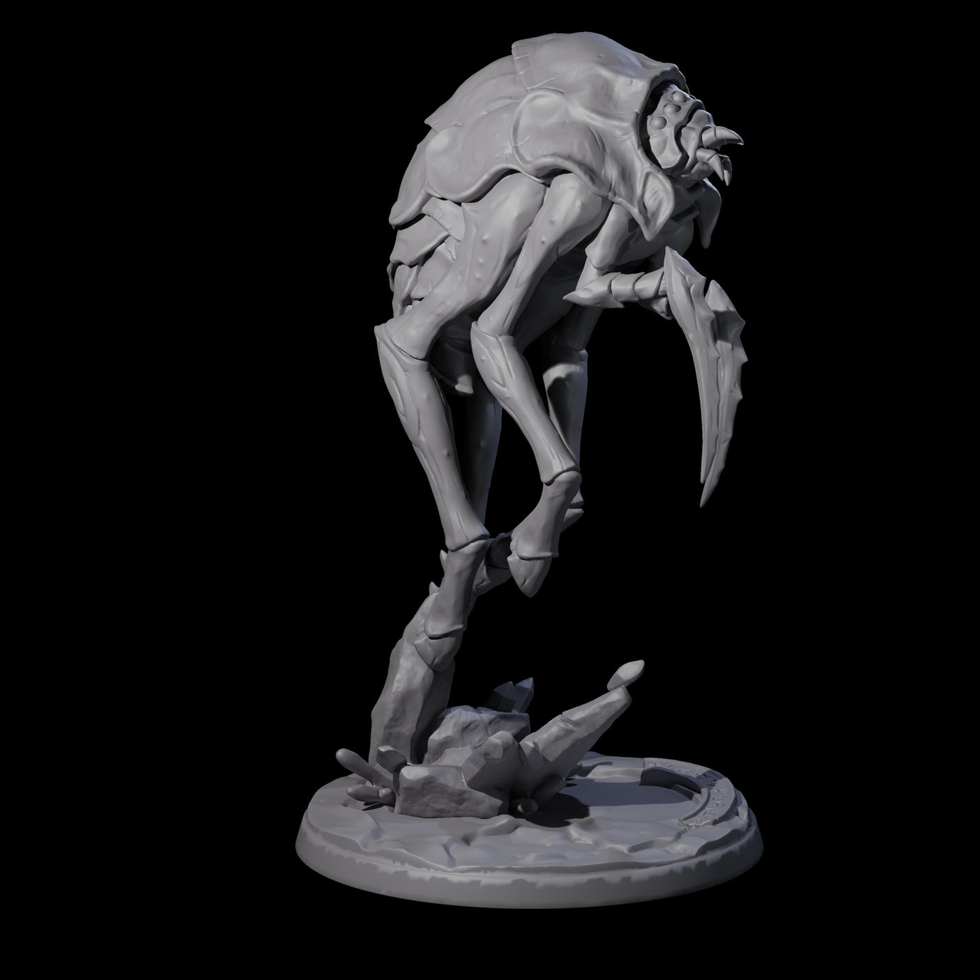 Stalking Underdark Ankheg A Miniature for Dungeons and Dragons, Pathfinder or other TTRPGs