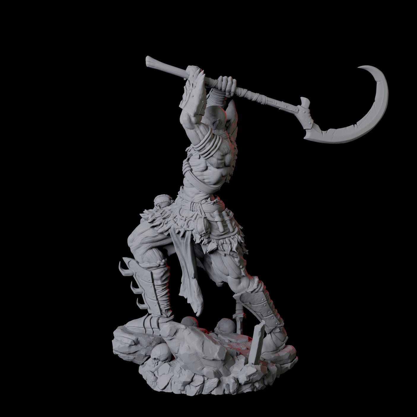 Stalking Urdefhan Warrior D Miniature for Dungeons and Dragons, Pathfinder or other TTRPGs
