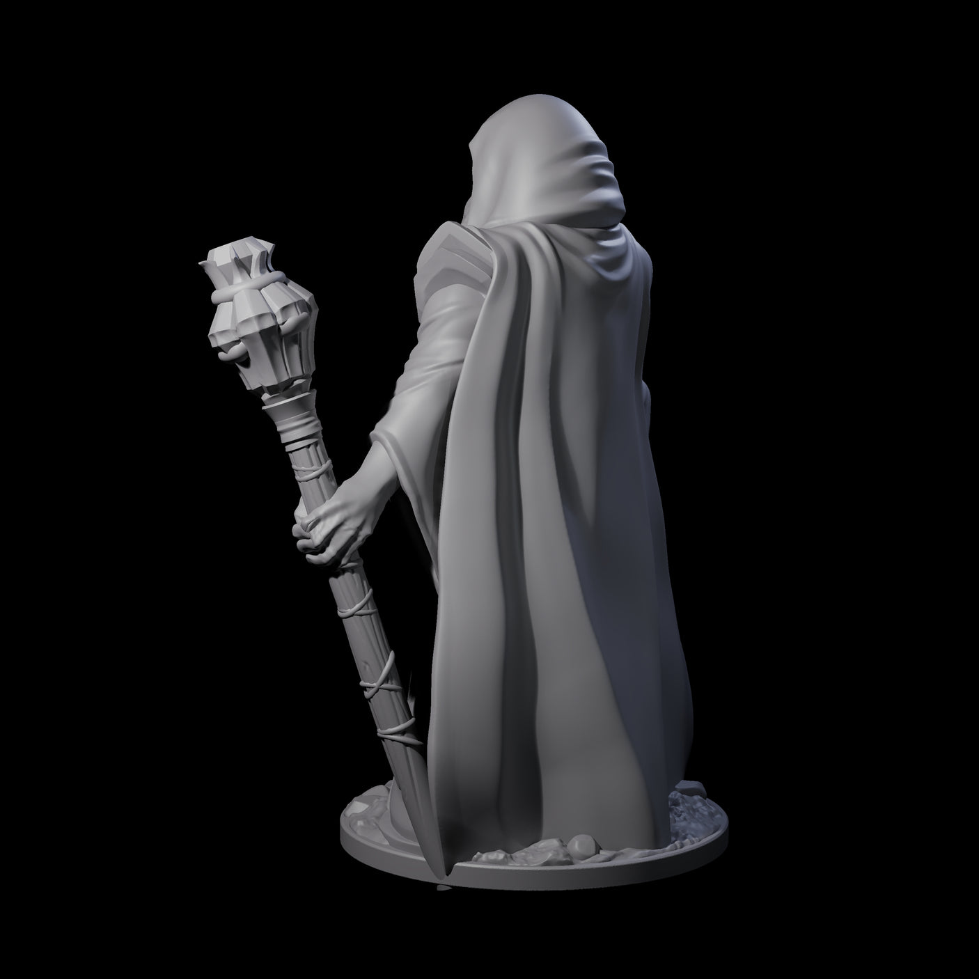 Staring Mind Flayer Arcanist Miniature for Dungeons and Dragons, Pathfinder or other TTRPGs