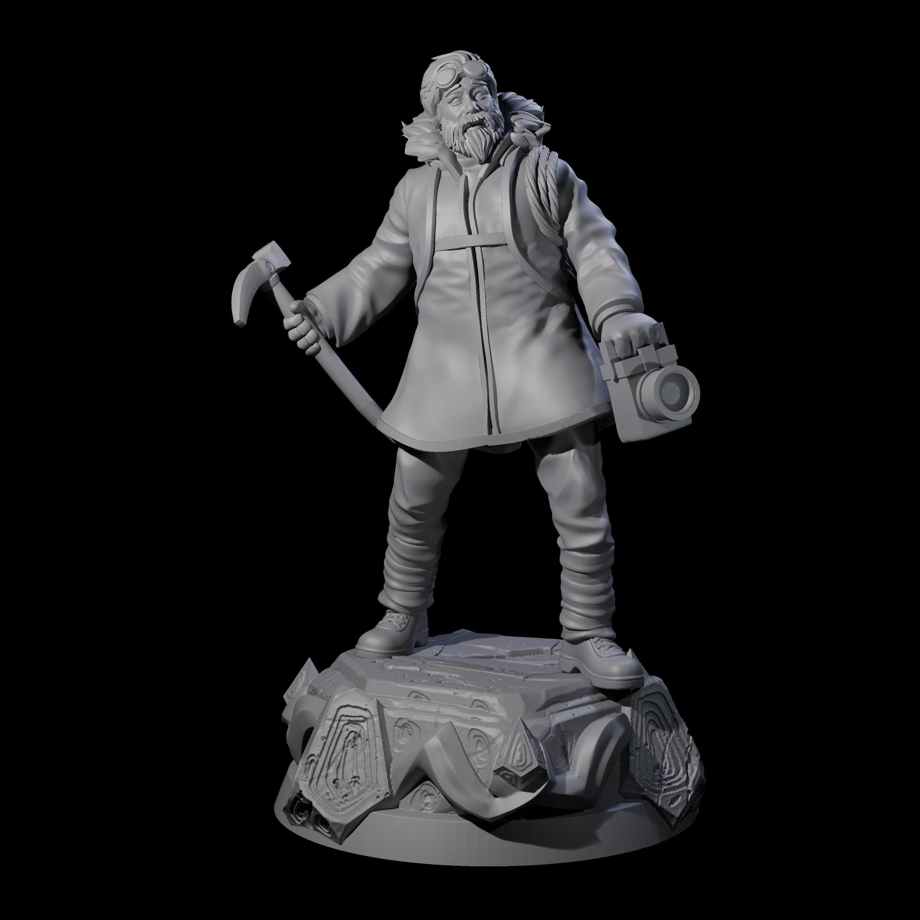 Starled Human Investigator Miniature for Dungeons and Dragons, Pathfinder or other TTRPGs
