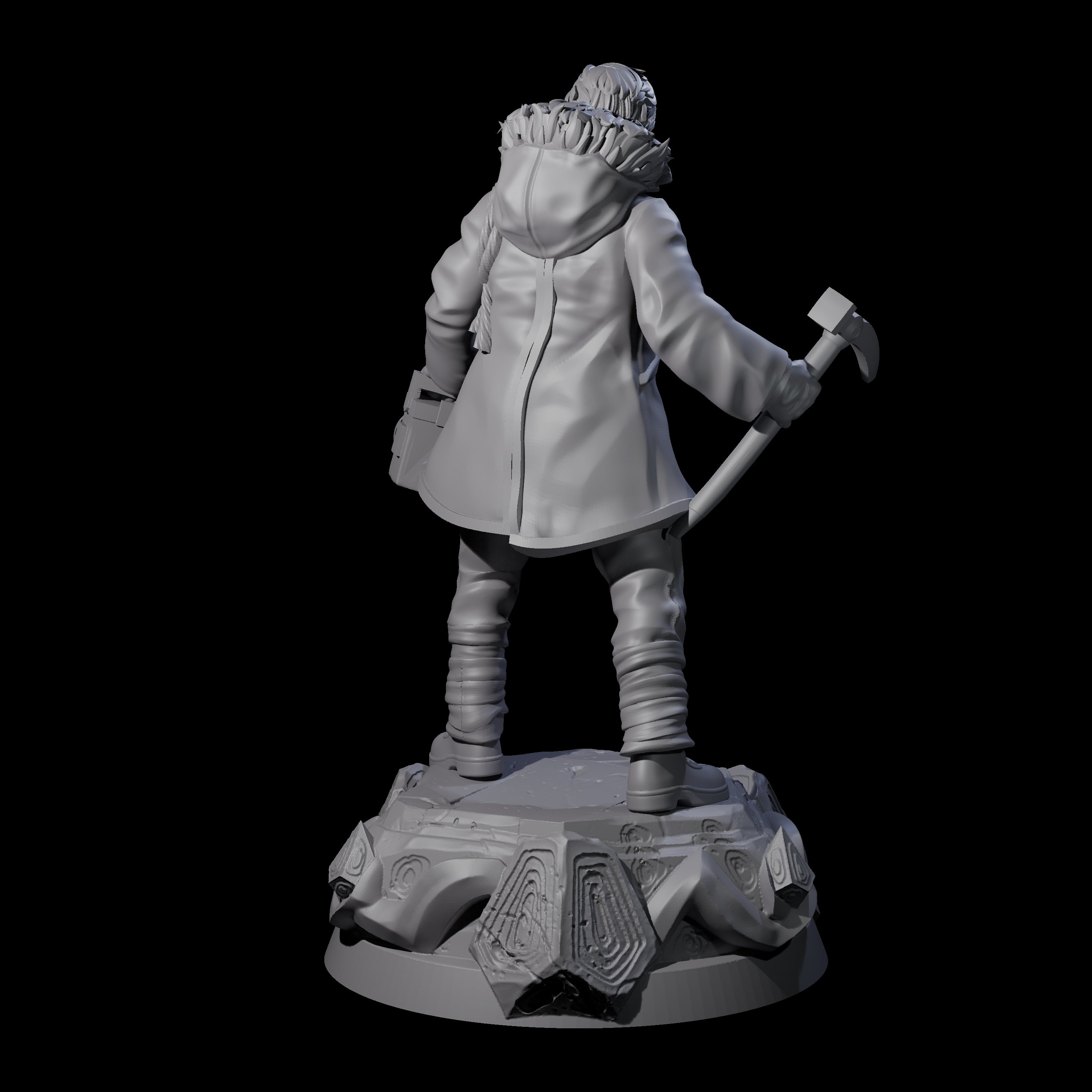 Starled Human Investigator Miniature for Dungeons and Dragons, Pathfinder or other TTRPGs