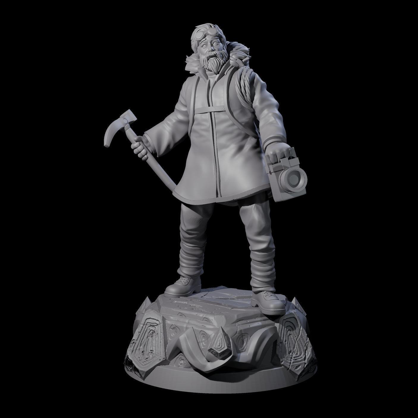 Starled Human Investigator Miniature for Dungeons and Dragons, Pathfinder or other TTRPGs