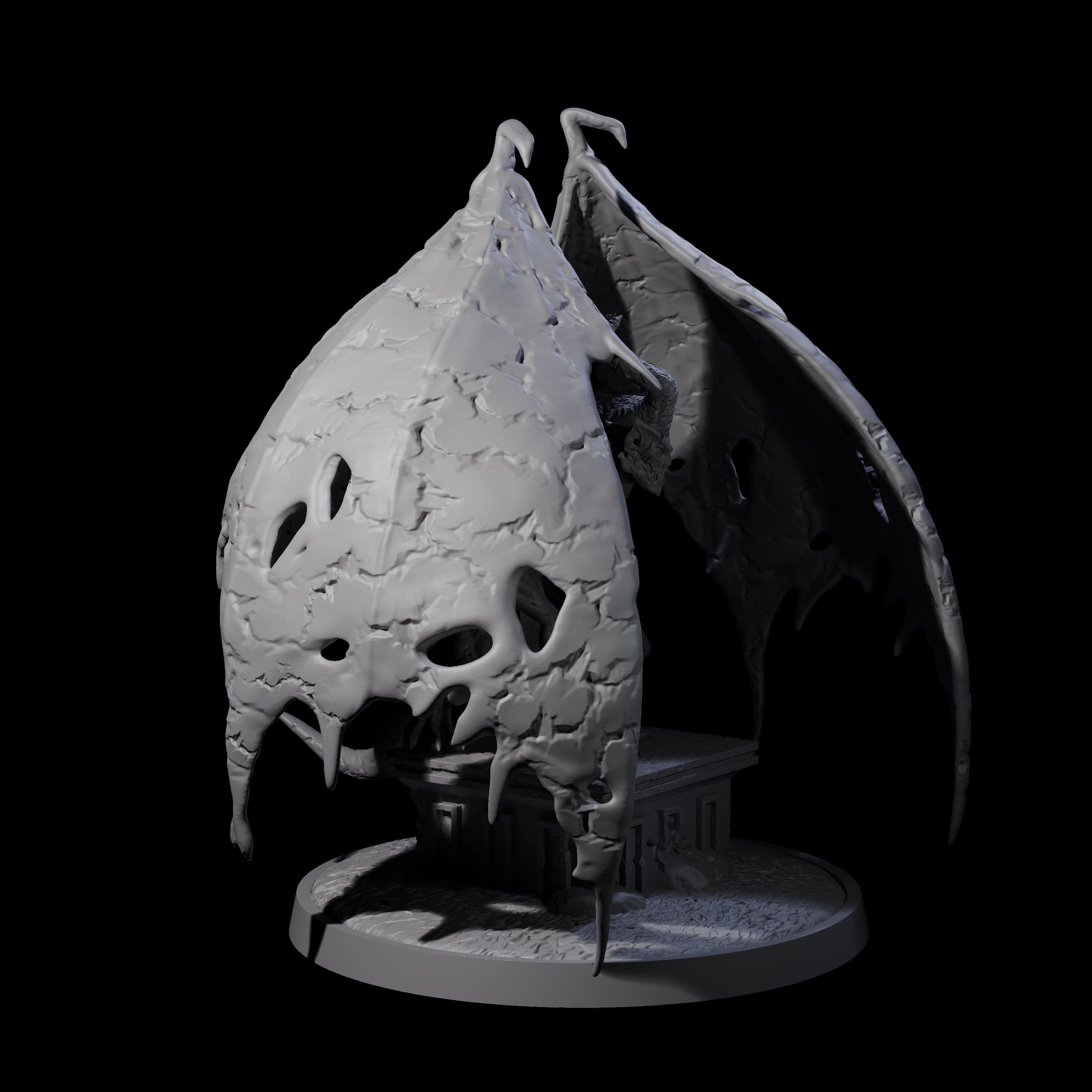 Static Gargoyle A Miniature for Dungeons and Dragons, Pathfinder or other TTRPGs