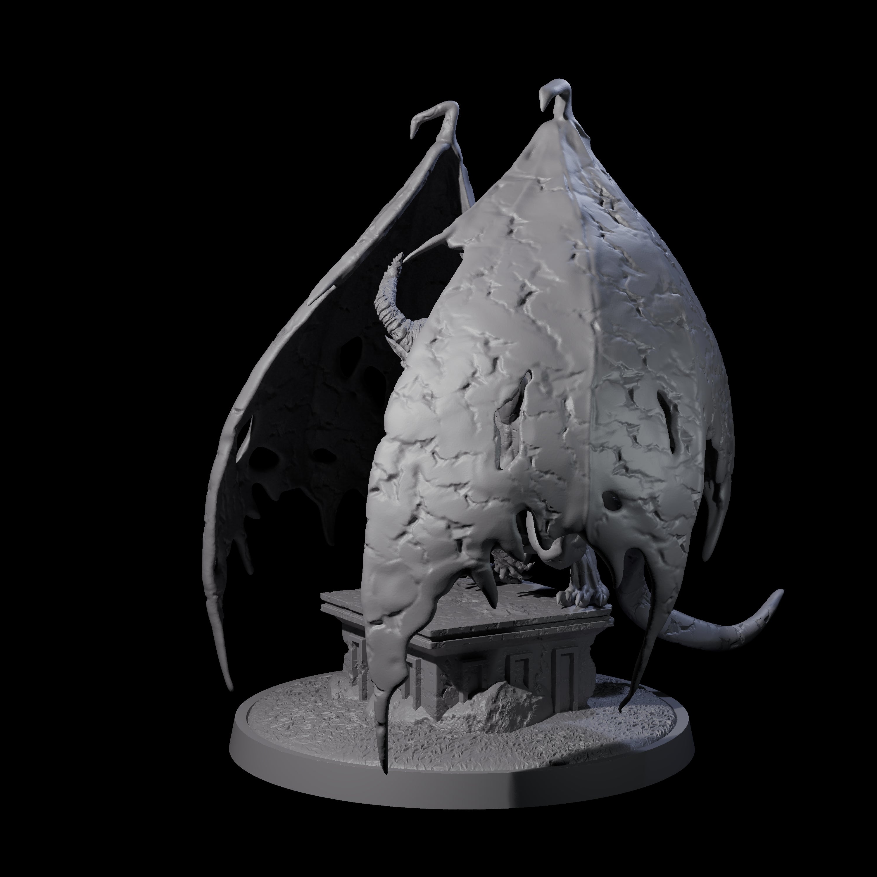 Static Gargoyle A Miniature for Dungeons and Dragons, Pathfinder or other TTRPGs