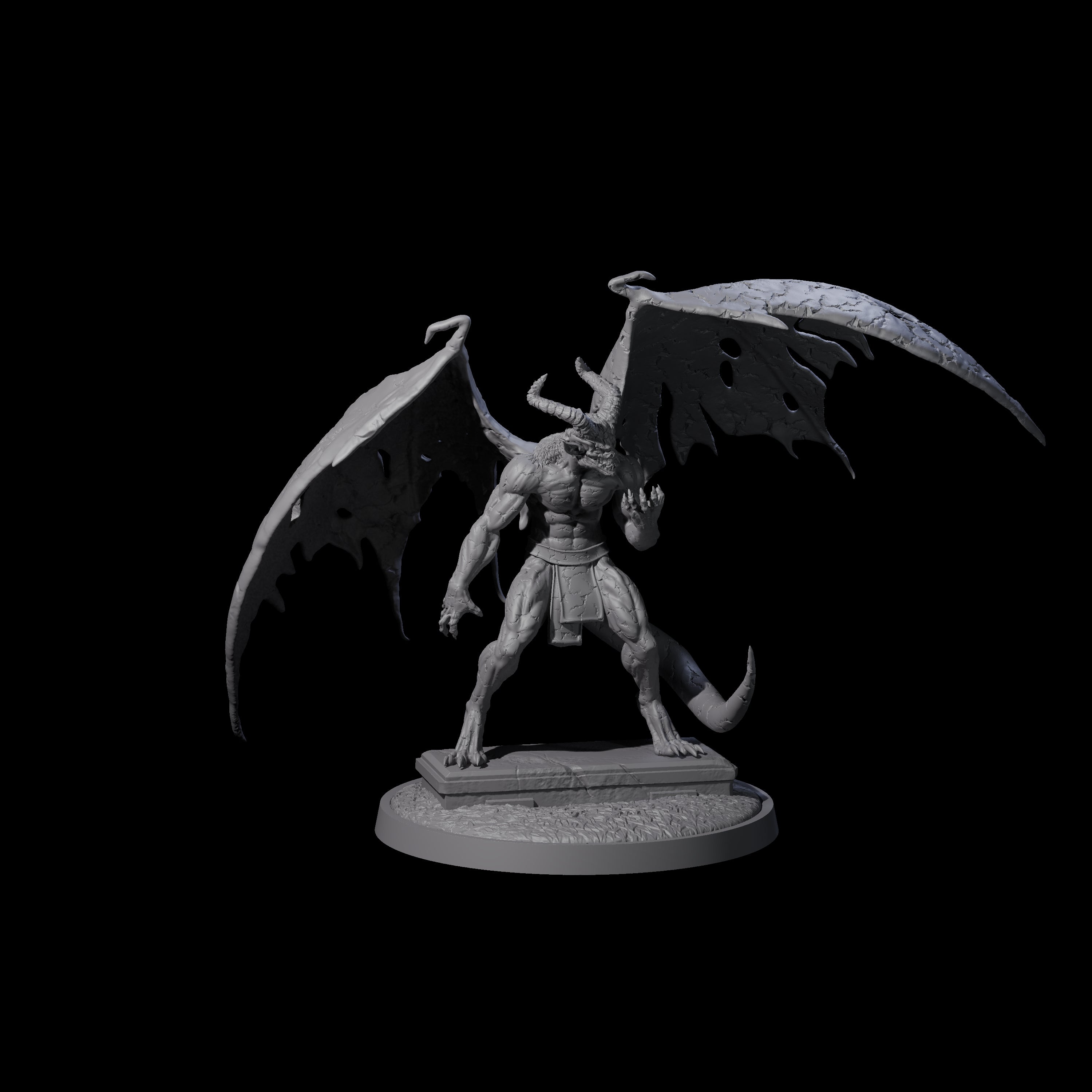 Static Gargoyle B Miniature for Dungeons and Dragons, Pathfinder or other TTRPGs