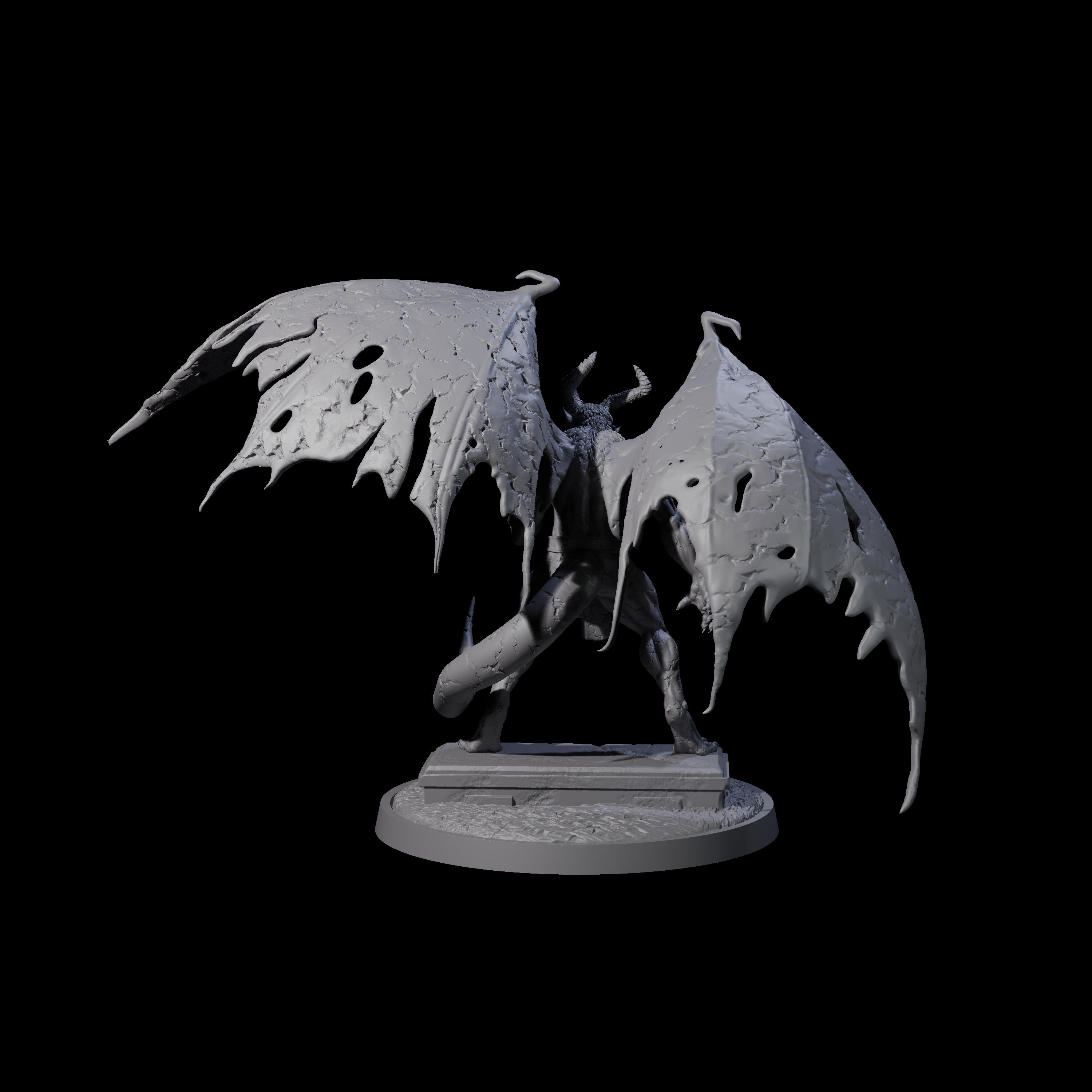 Static Gargoyle B Miniature for Dungeons and Dragons, Pathfinder or other TTRPGs