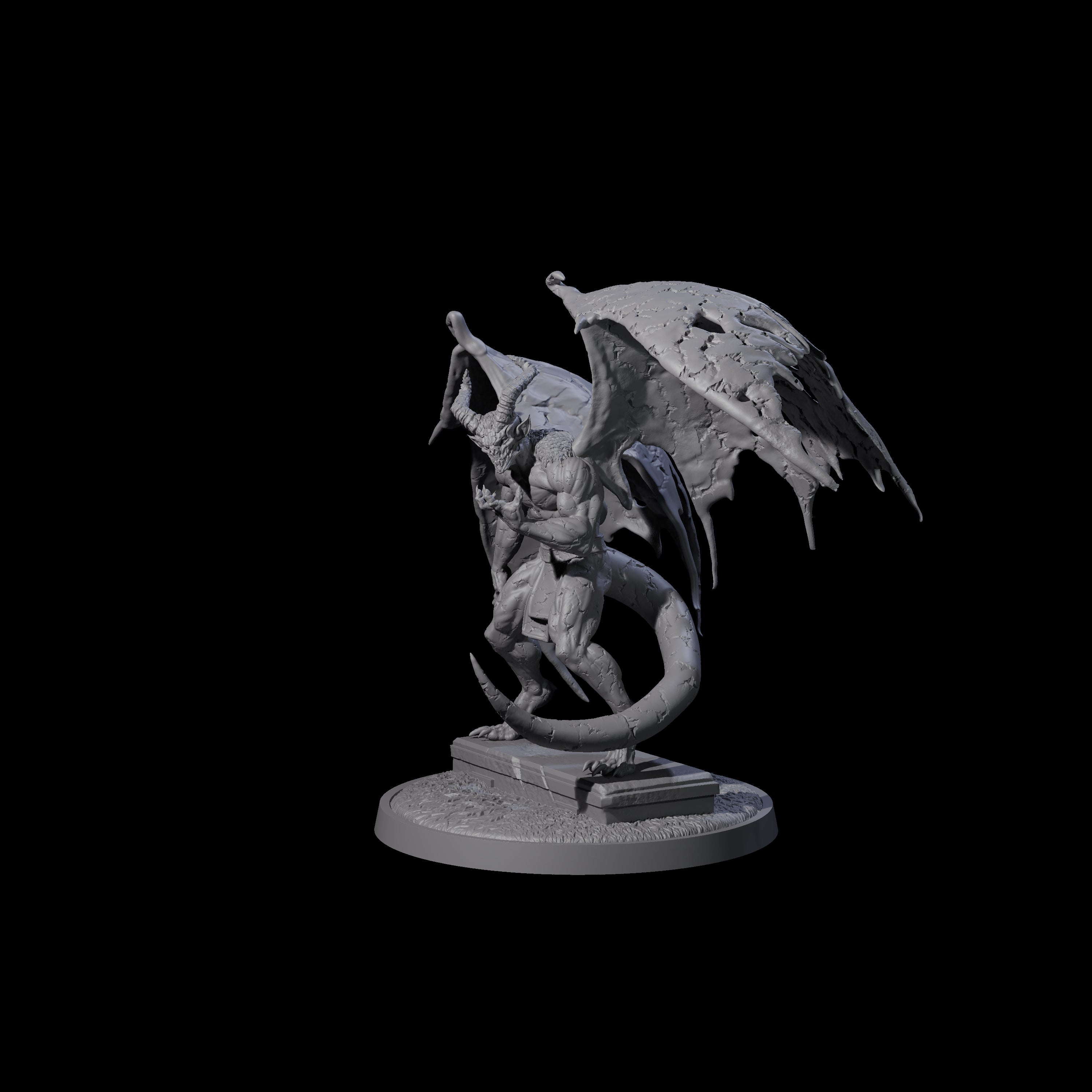 Static Gargoyle B Miniature for Dungeons and Dragons, Pathfinder or other TTRPGs