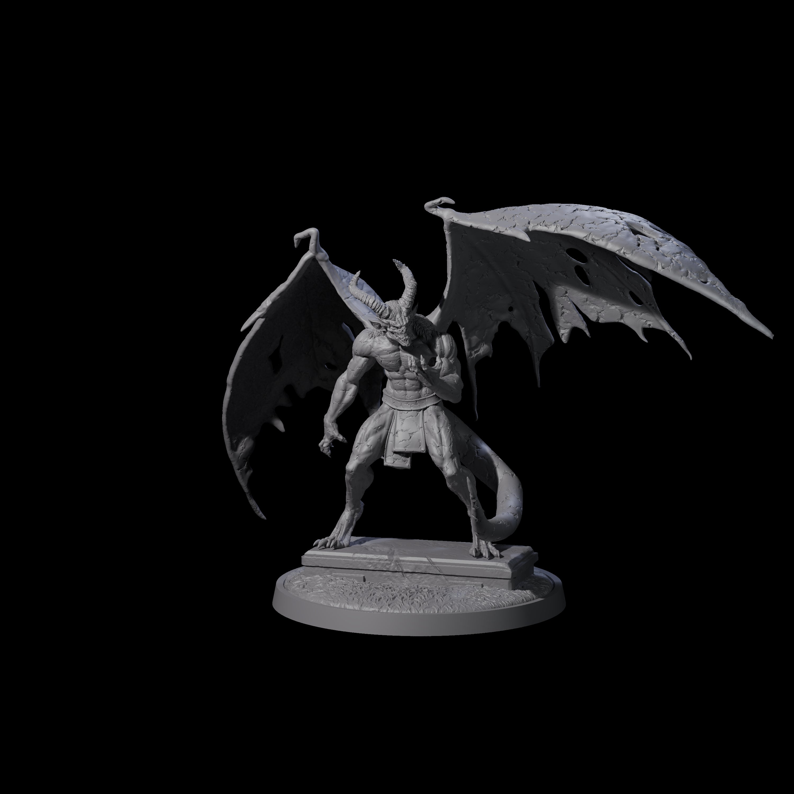 Static Gargoyle B Miniature for Dungeons and Dragons, Pathfinder or other TTRPGs