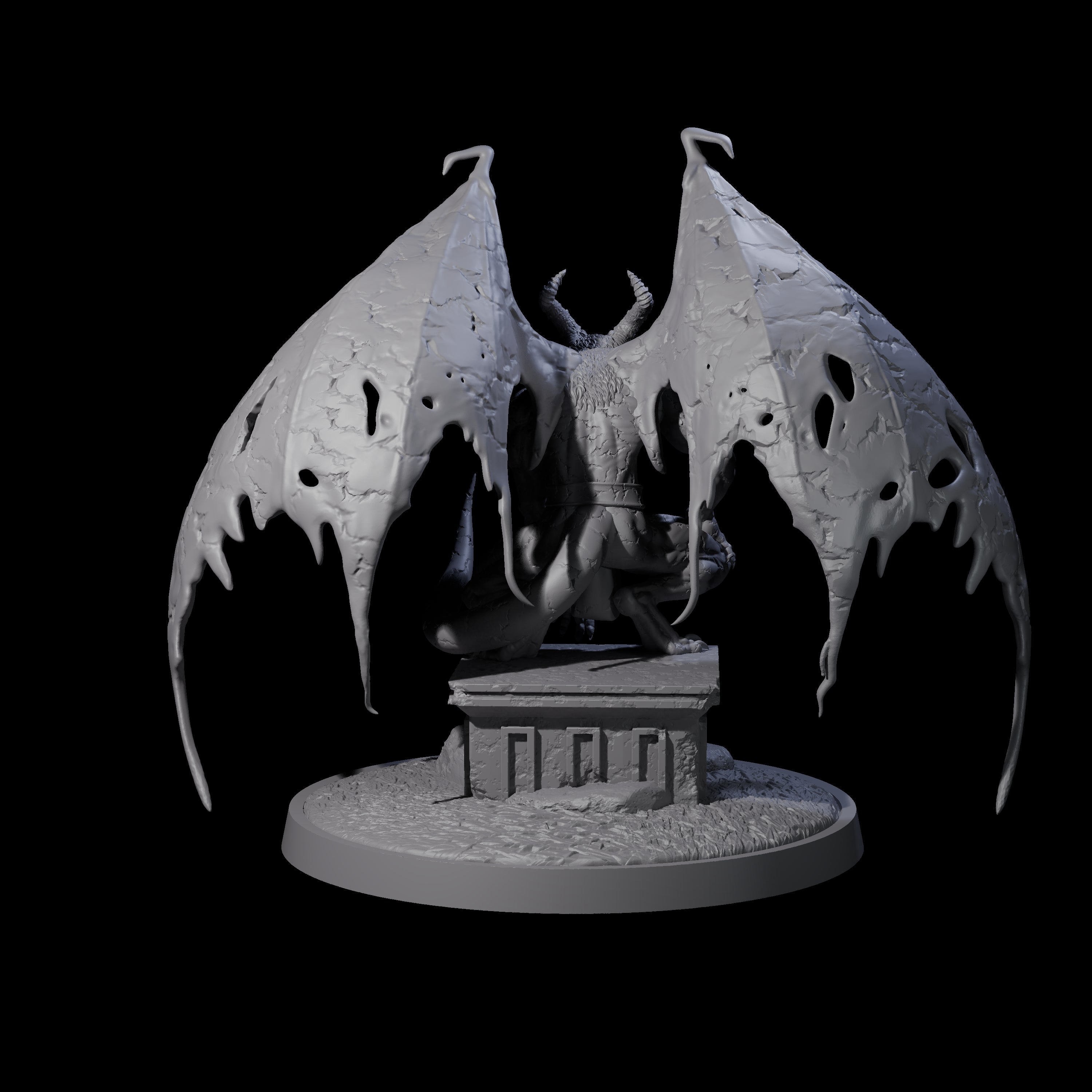 Static Gargoyle D Miniature for Dungeons and Dragons, Pathfinder or other TTRPGs