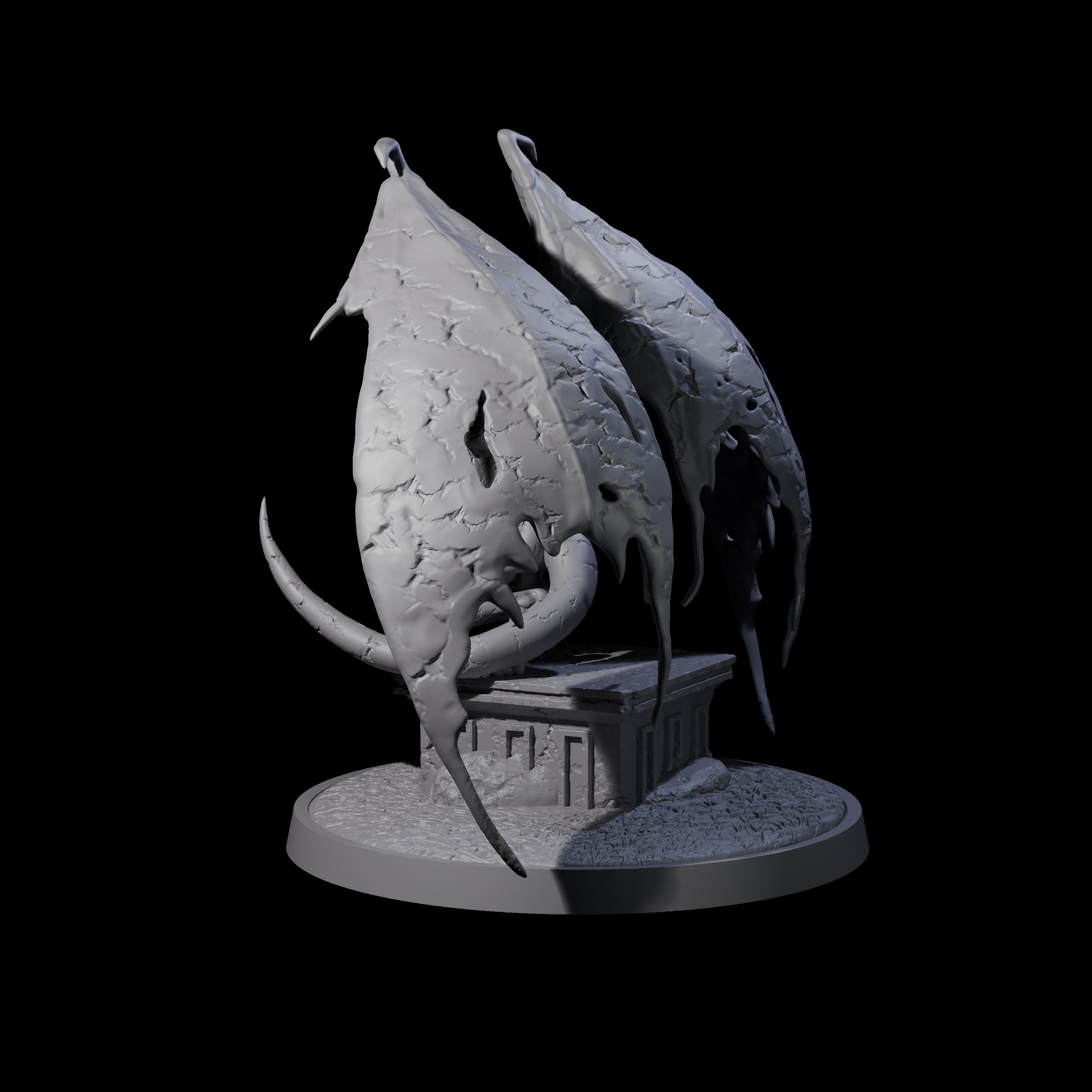 Static Gargoyle D Miniature for Dungeons and Dragons, Pathfinder or other TTRPGs