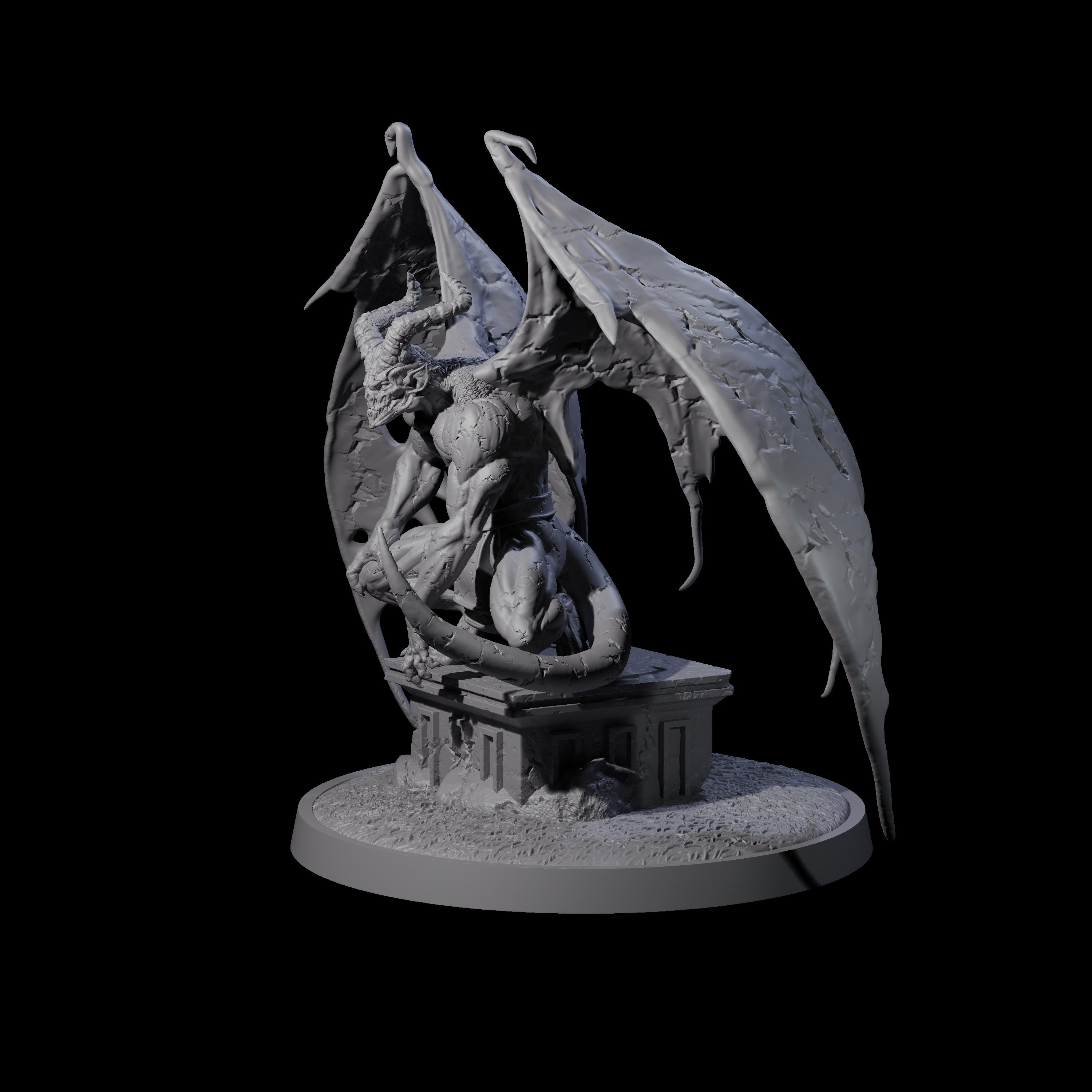 Static Gargoyle D Miniature for Dungeons and Dragons, Pathfinder or other TTRPGs